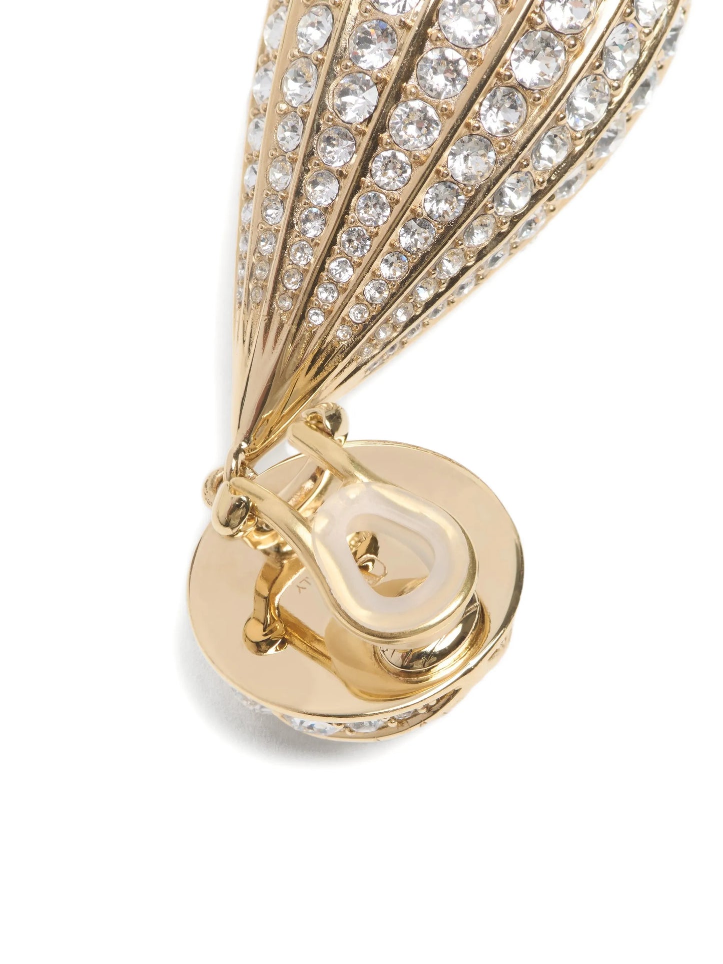 Poetique Des Gouttes metal and swarovski®-crystal earrings