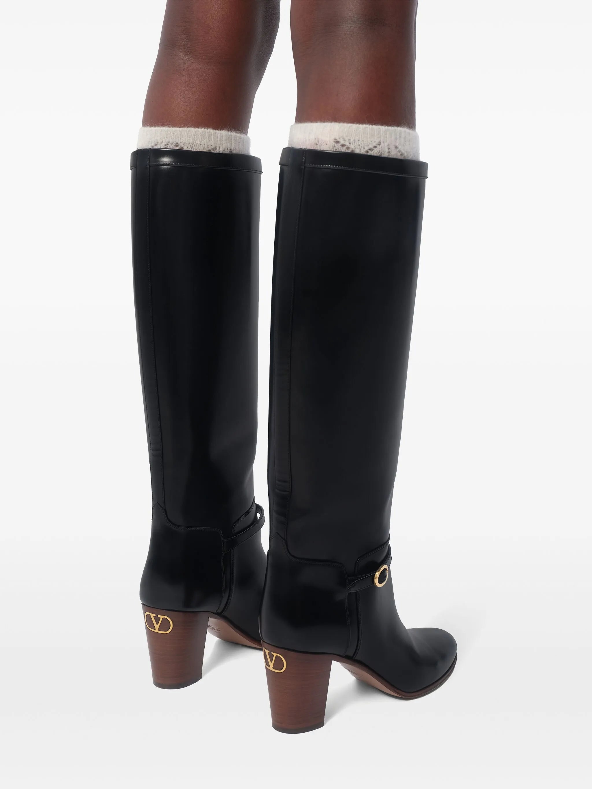 75mm Pattie leather boots