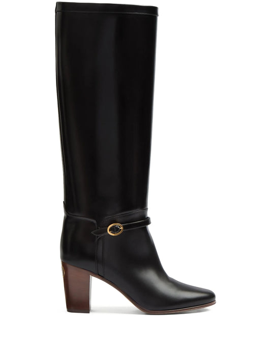 75mm Pattie leather boots
