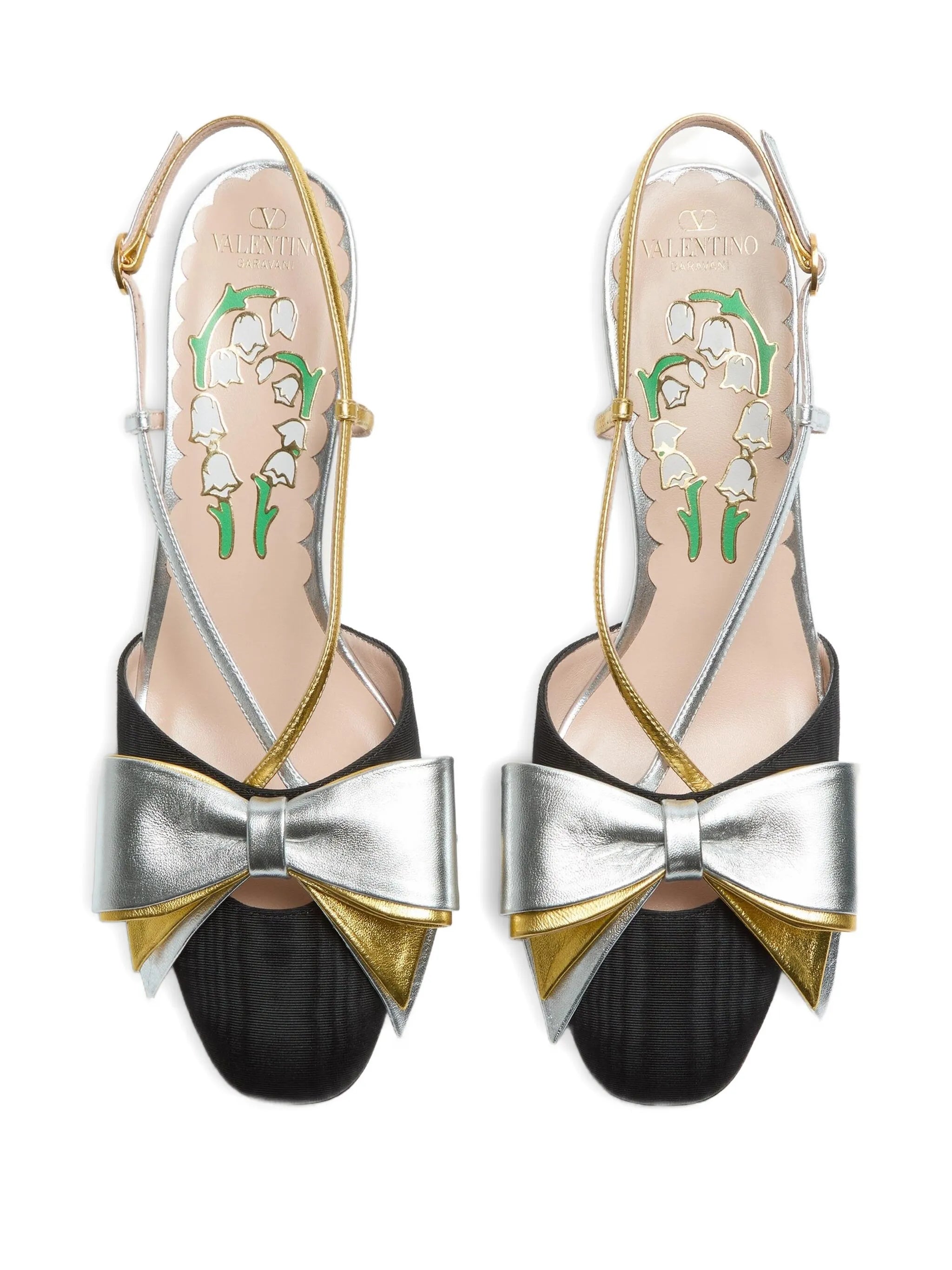 45mm Bowow slingback pumps