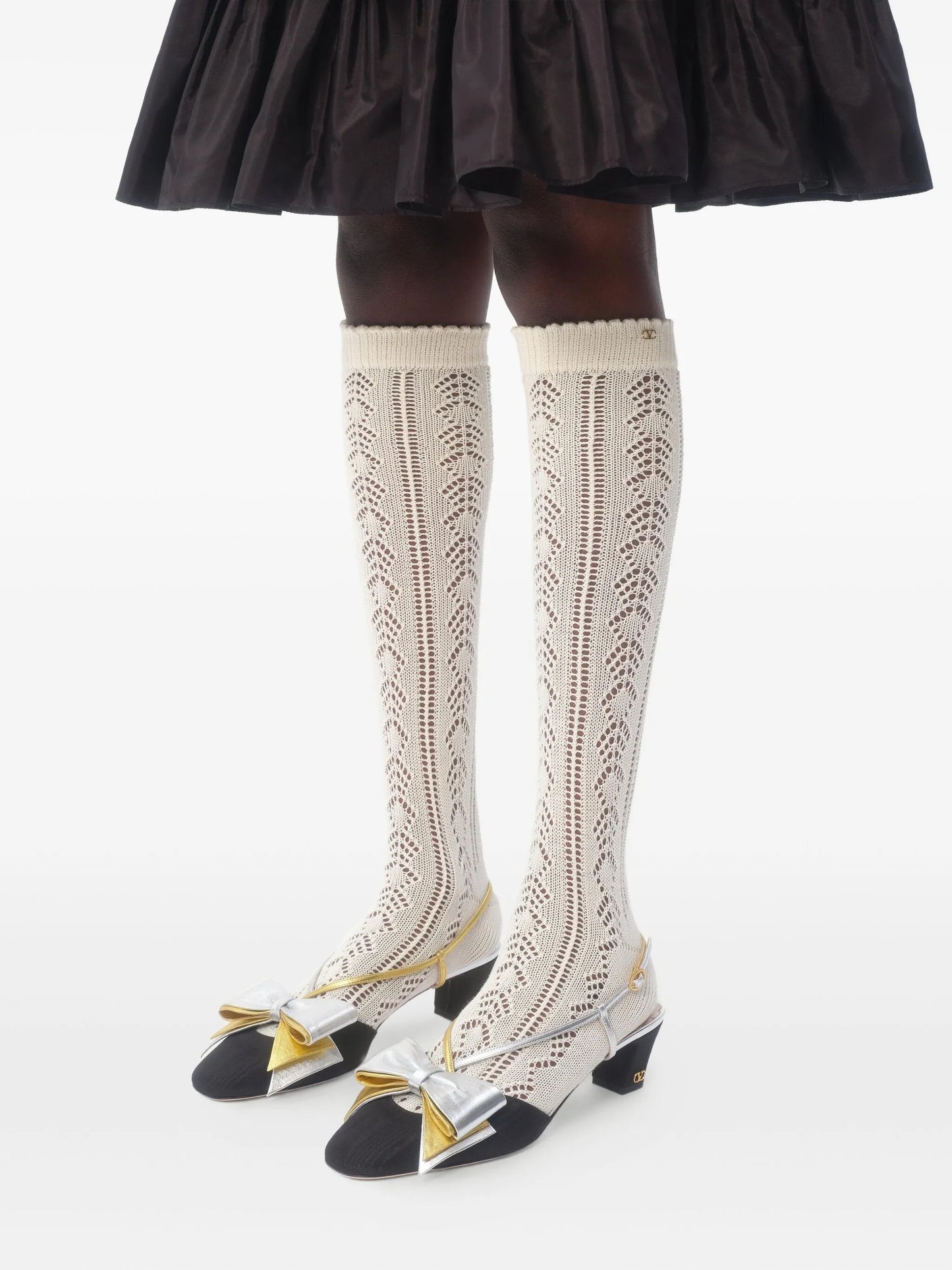 45mm Bowow slingback pumps