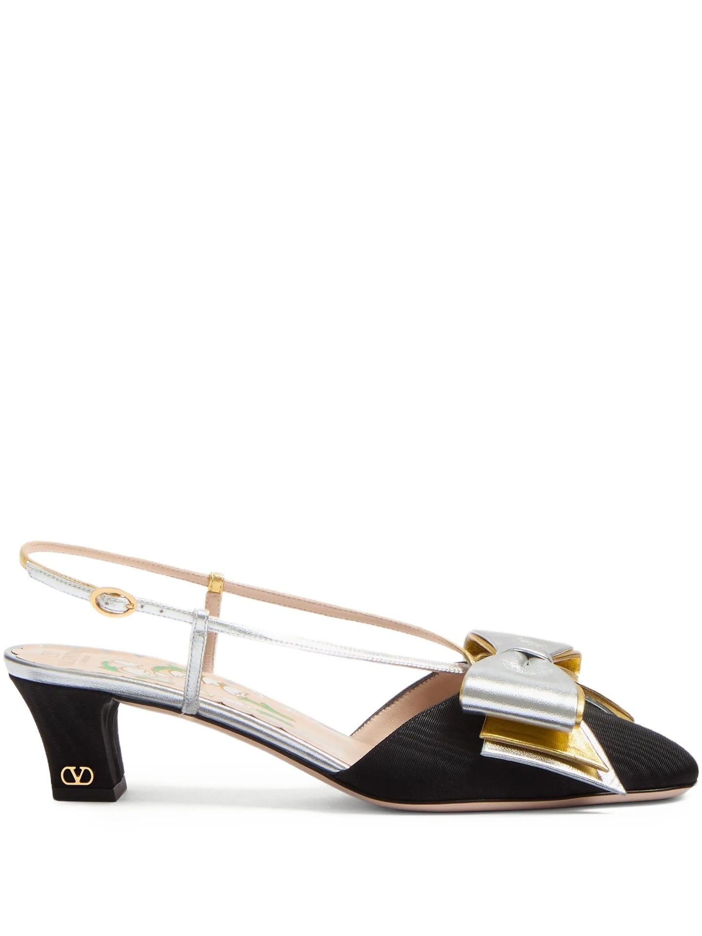 45mm Bowow slingback pumps