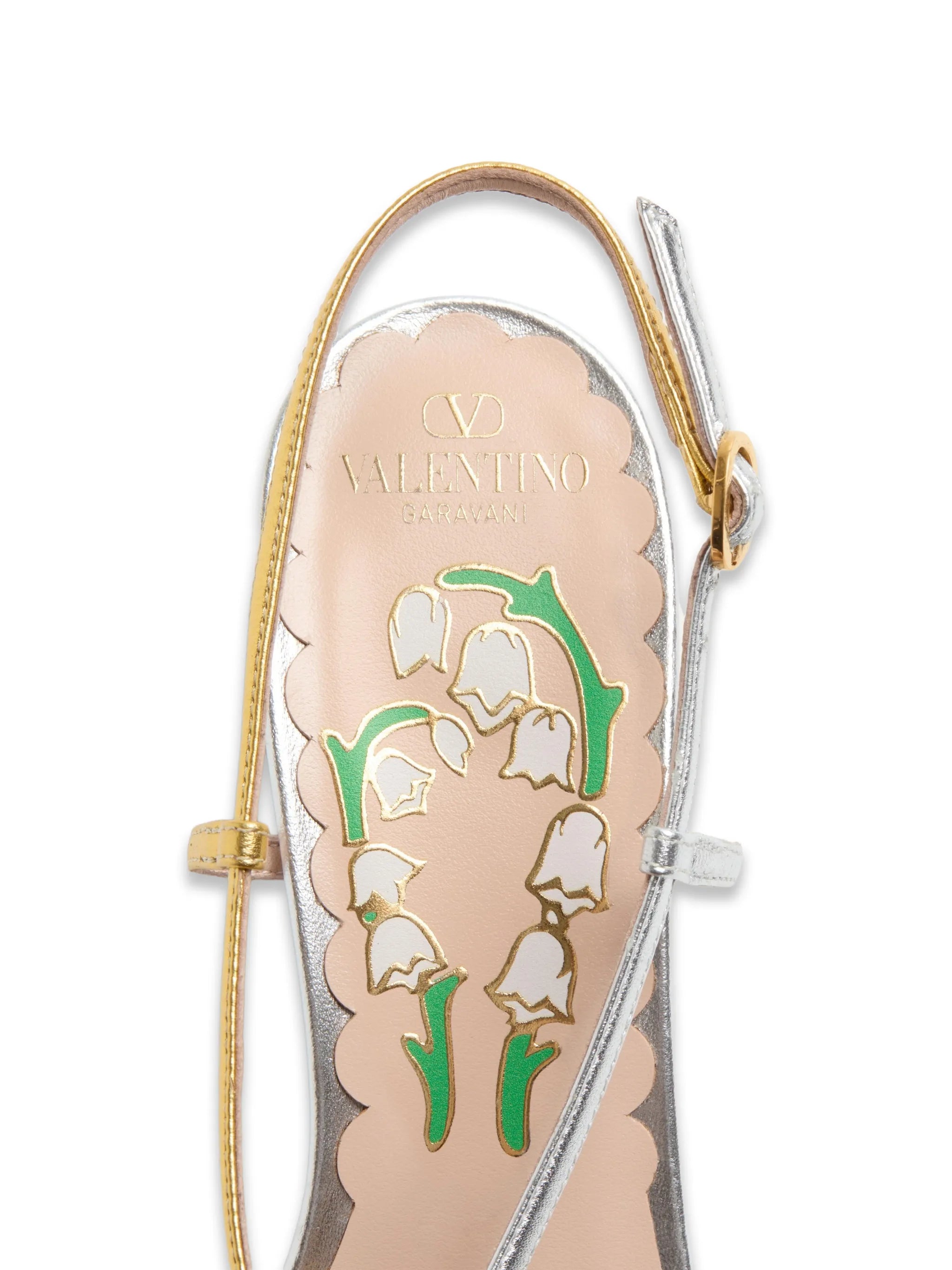 Bowow slingback pumps in moirè-fabric 45mm