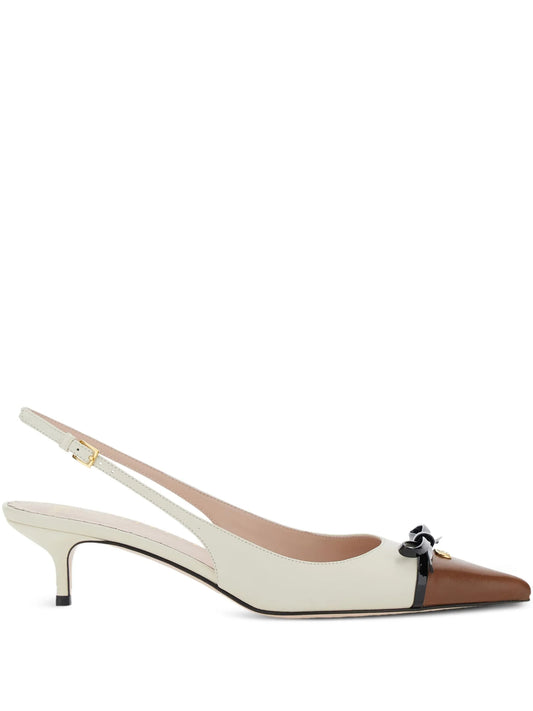 45mm Bepointy slingback pumps