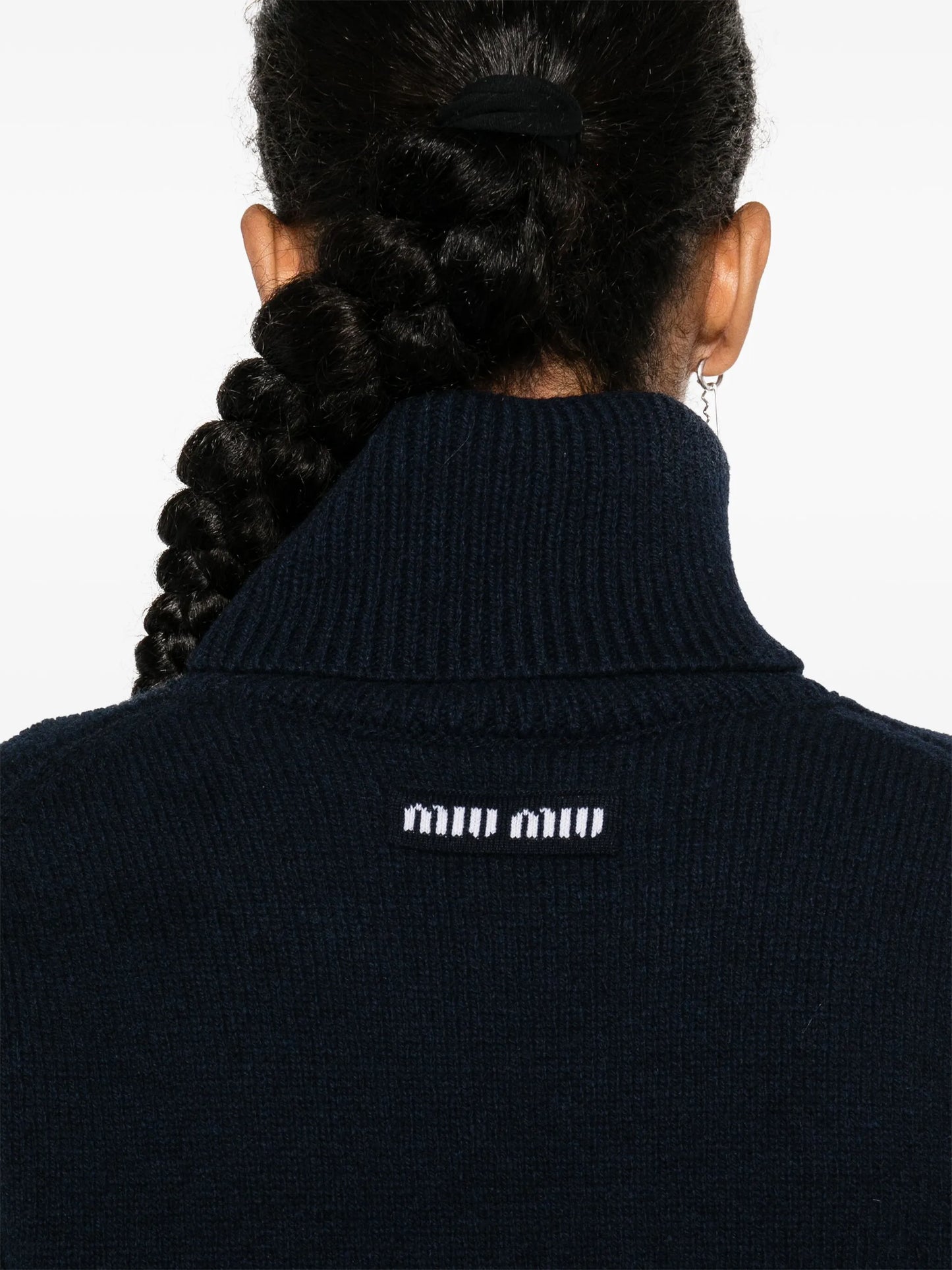 intarsia-knit logo sweater