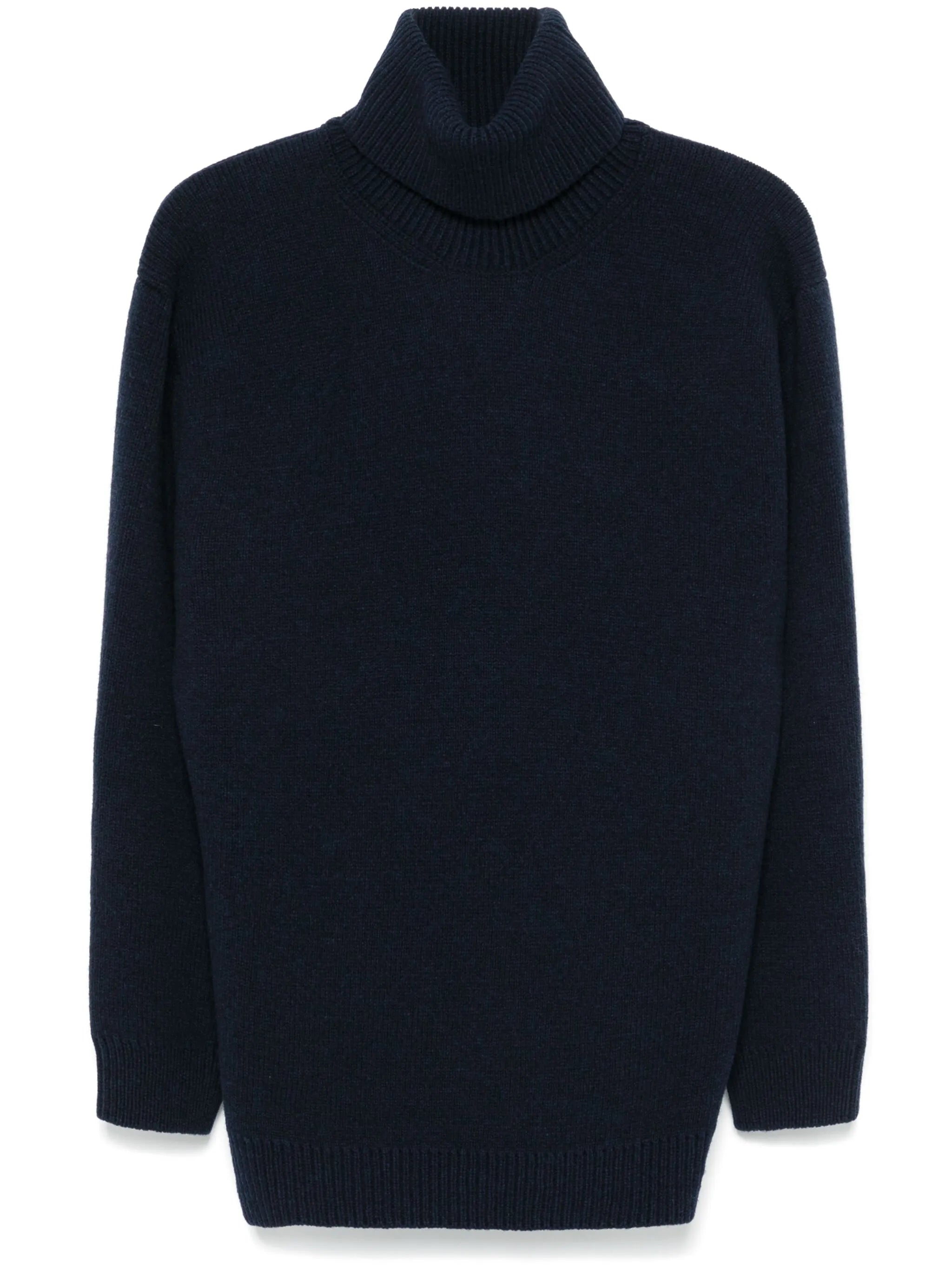 intarsia-knit logo sweater