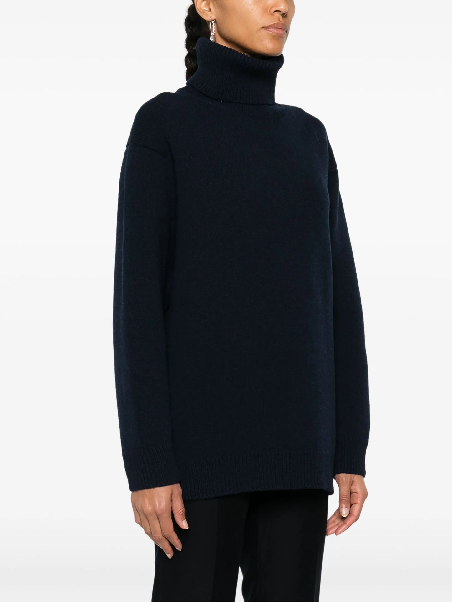 intarsia-knit logo sweater
