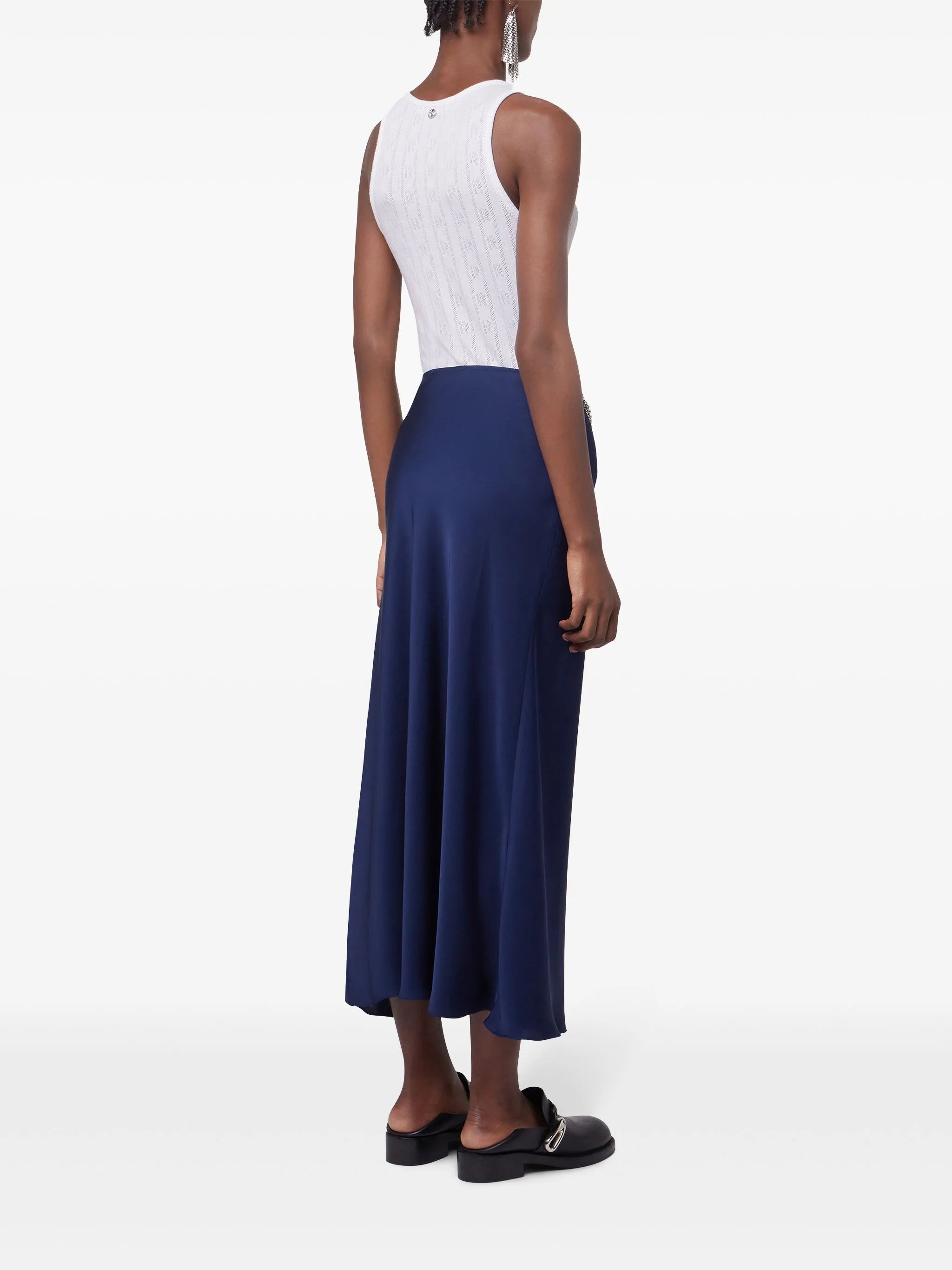 chain midi skirt