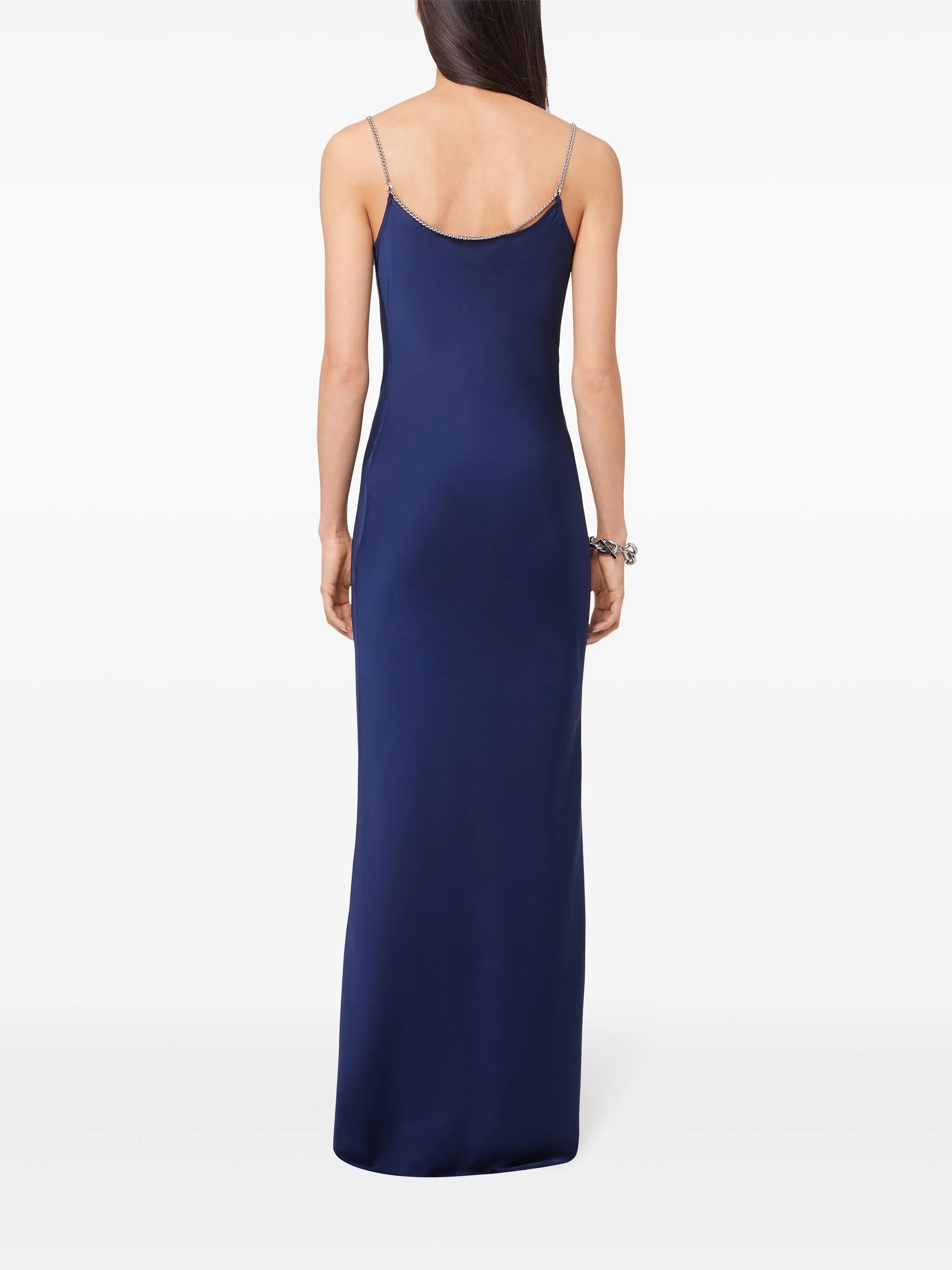chain-straps maxi dress