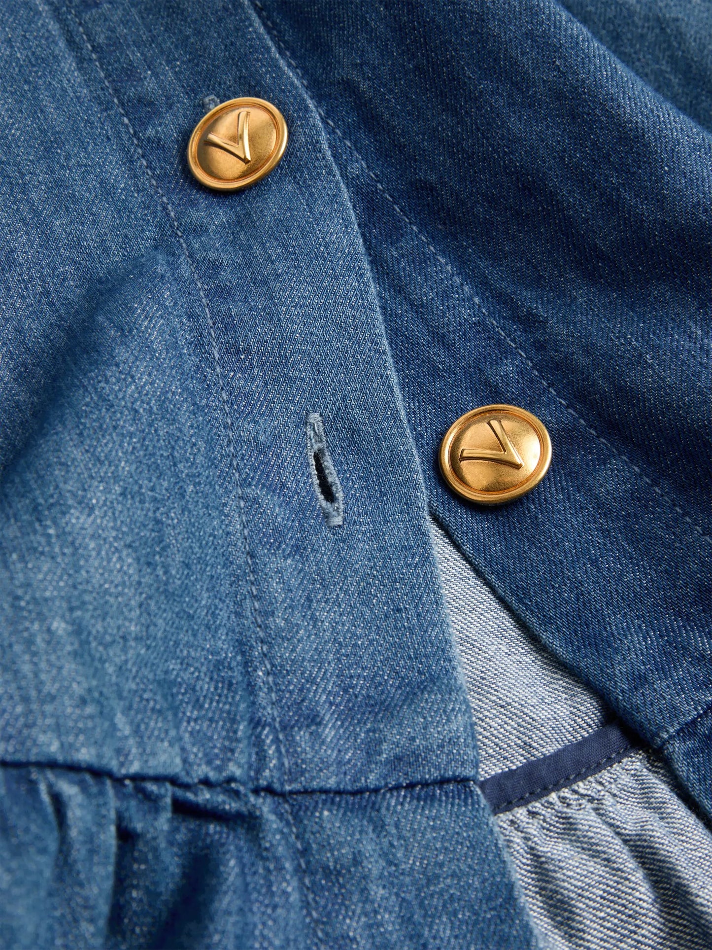 lightweight denim skirt
