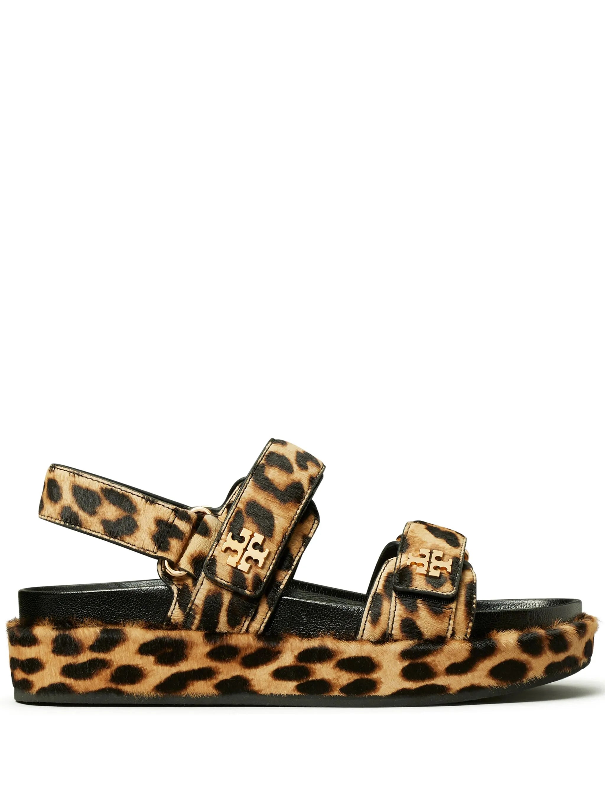 Kira leopard sandals