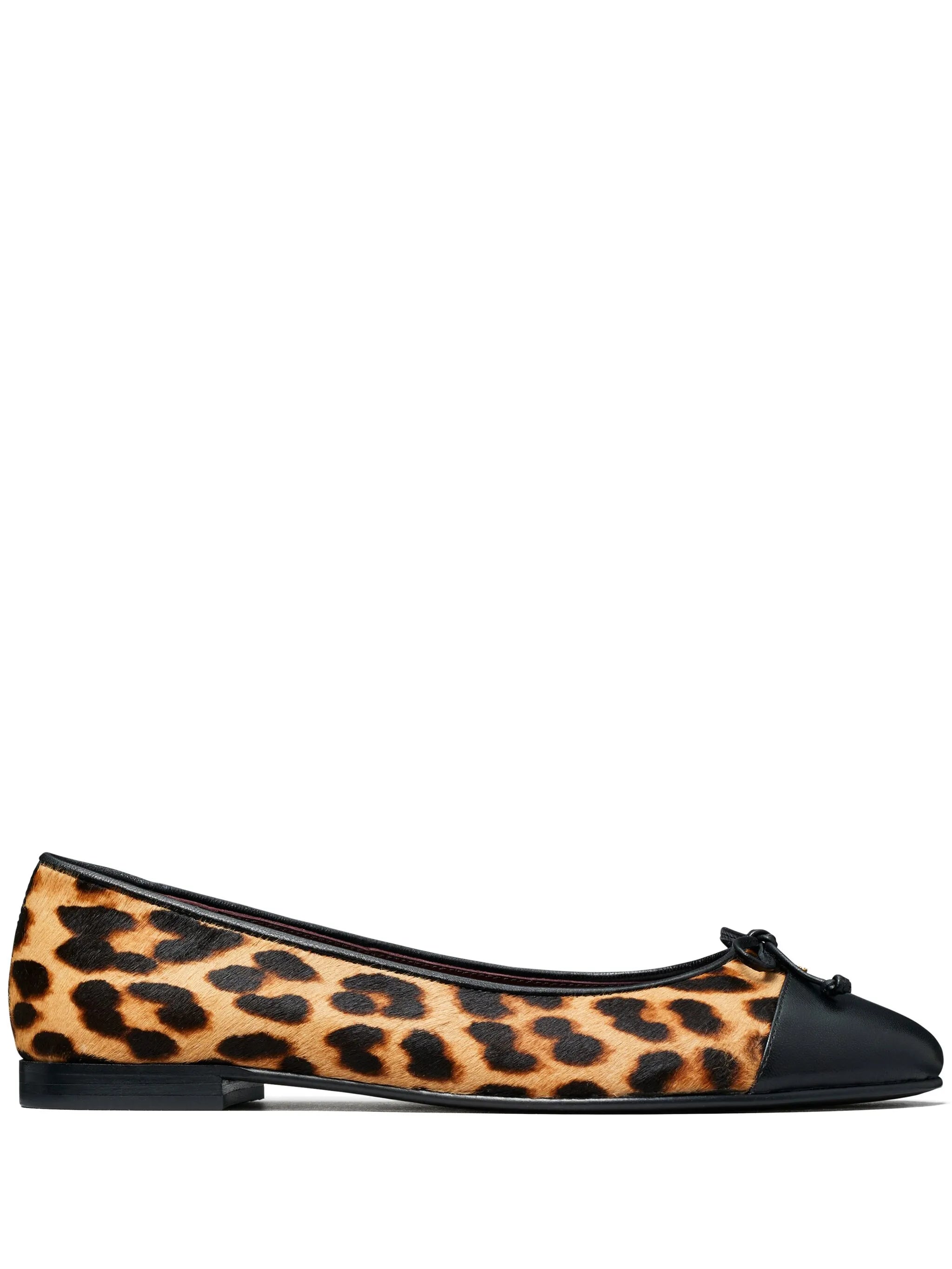 cap-toe ballerina shoes