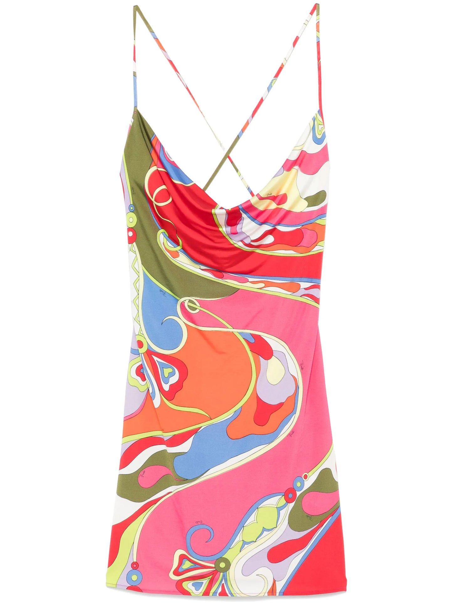 Orchidee-print dress
