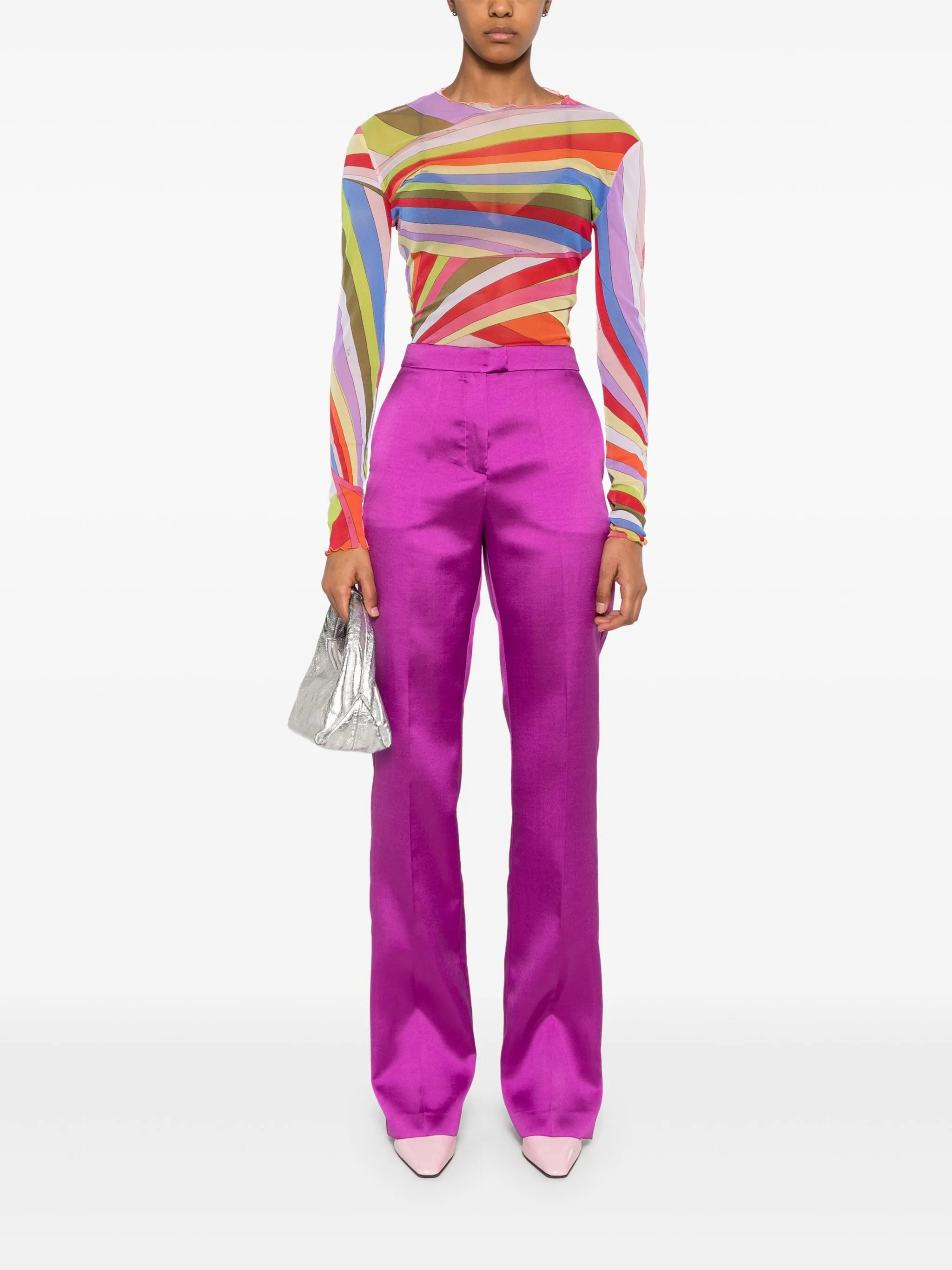 Iride-print top