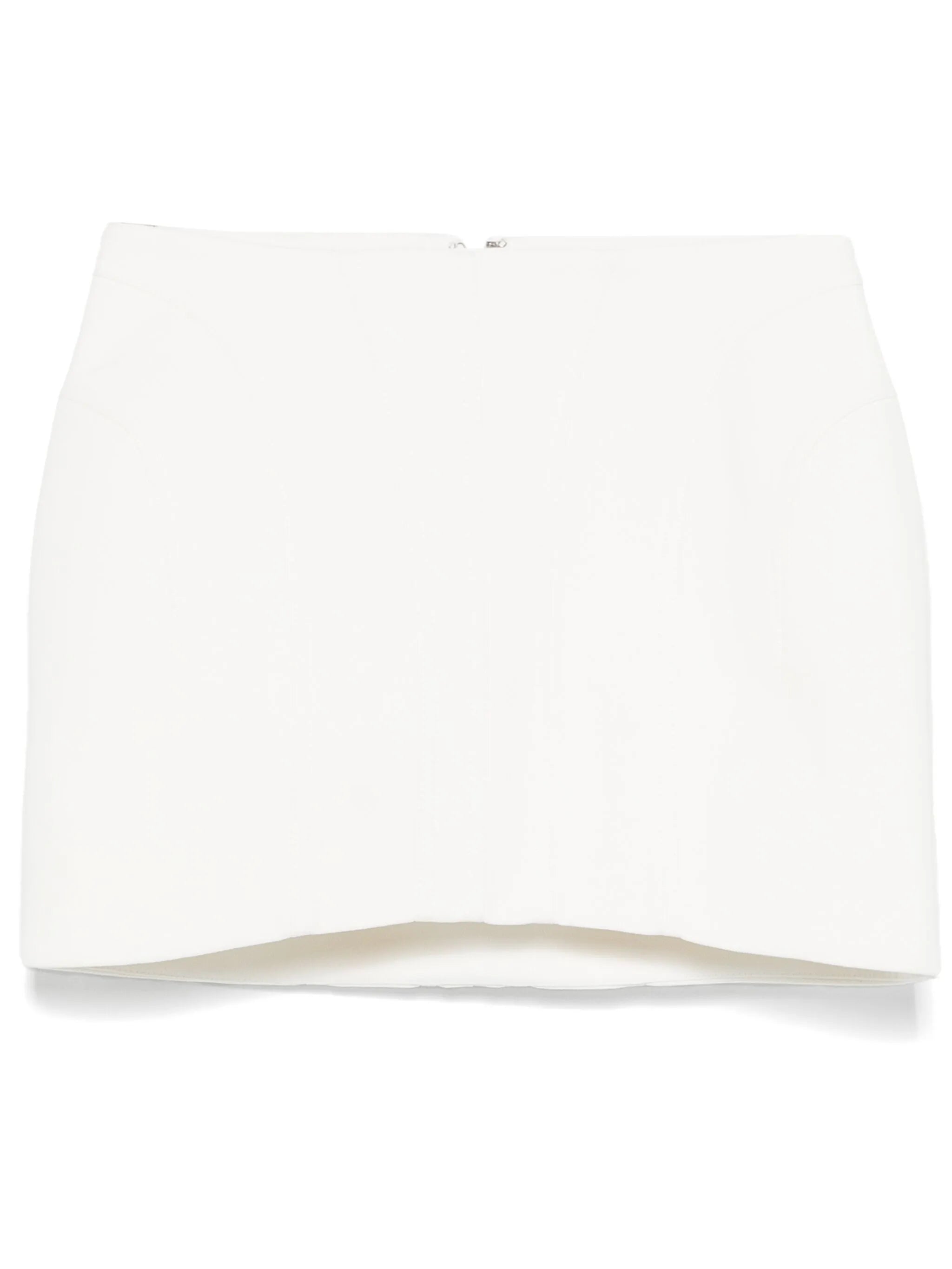 stitch-detailed mini skirt