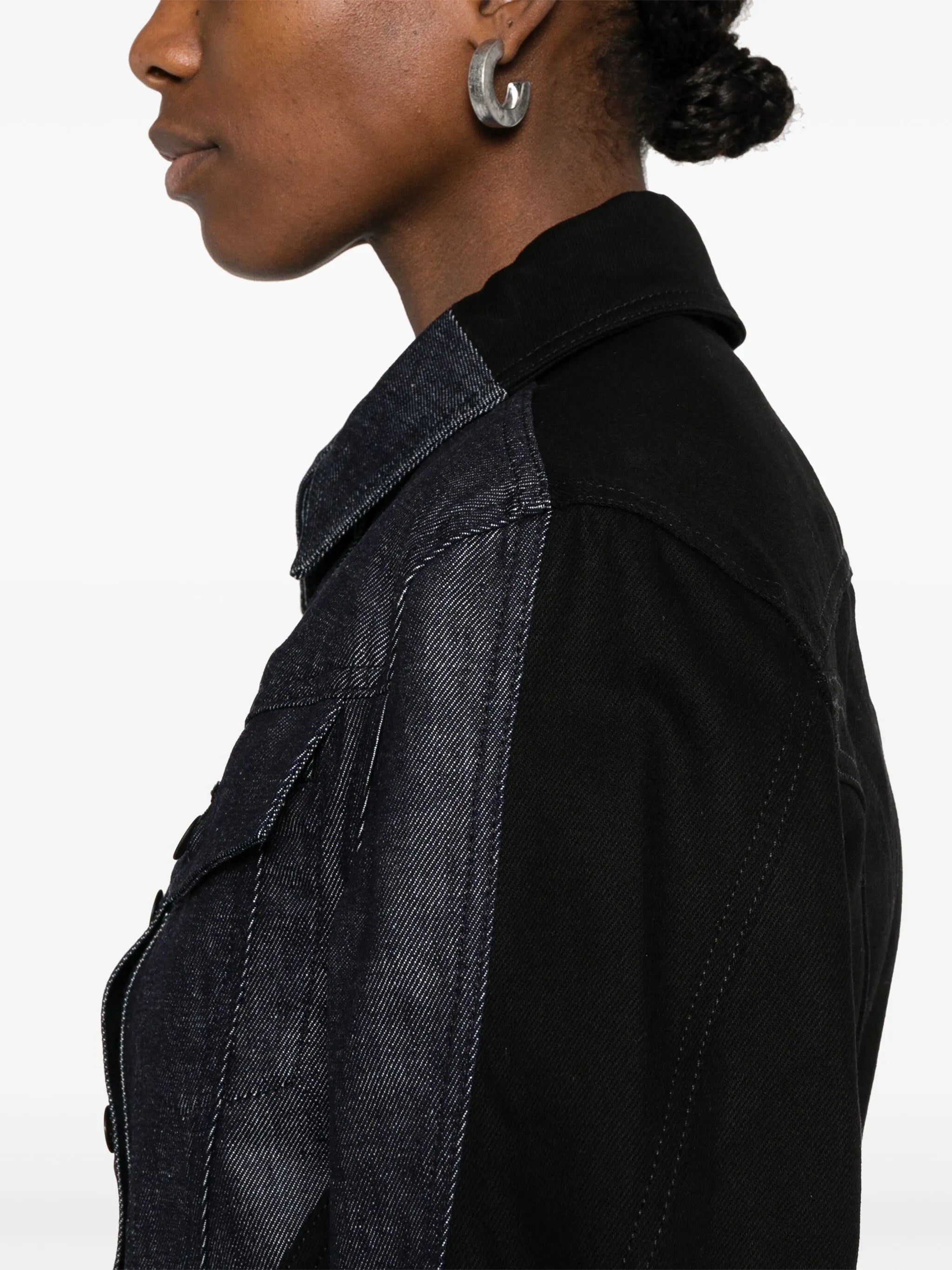 colour-block denim jacket - Thumbnail 5