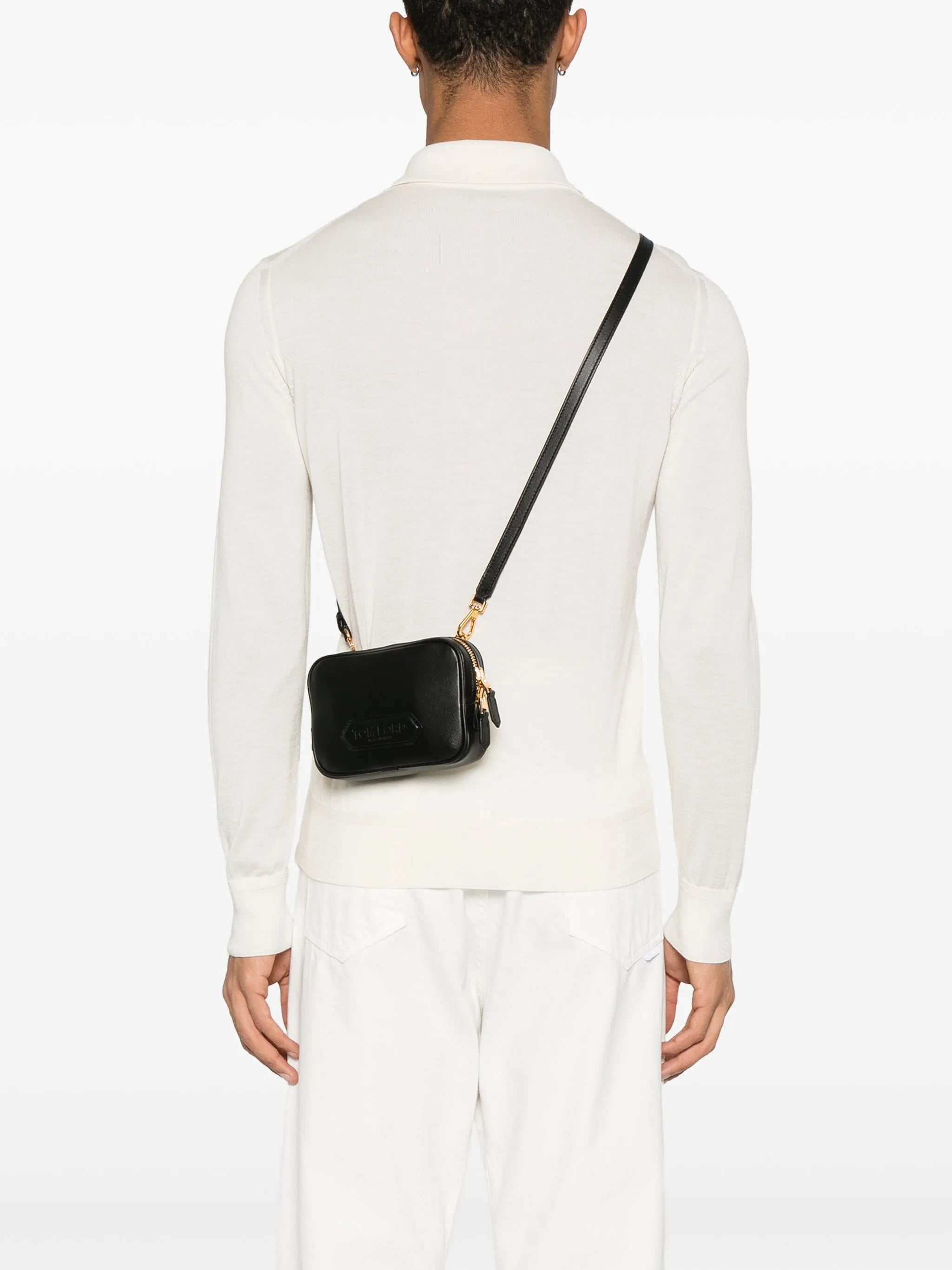 small leather messenger bag