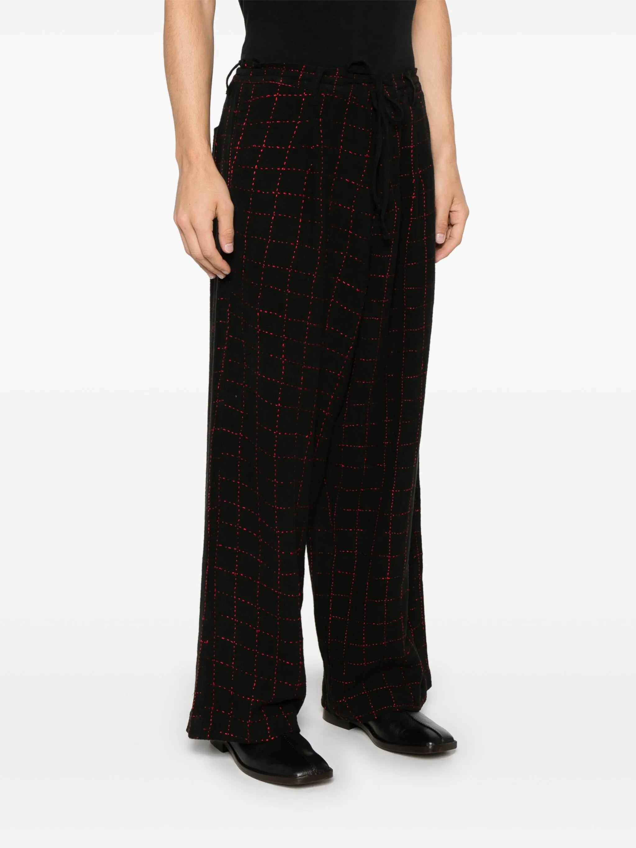 embroidered trousers