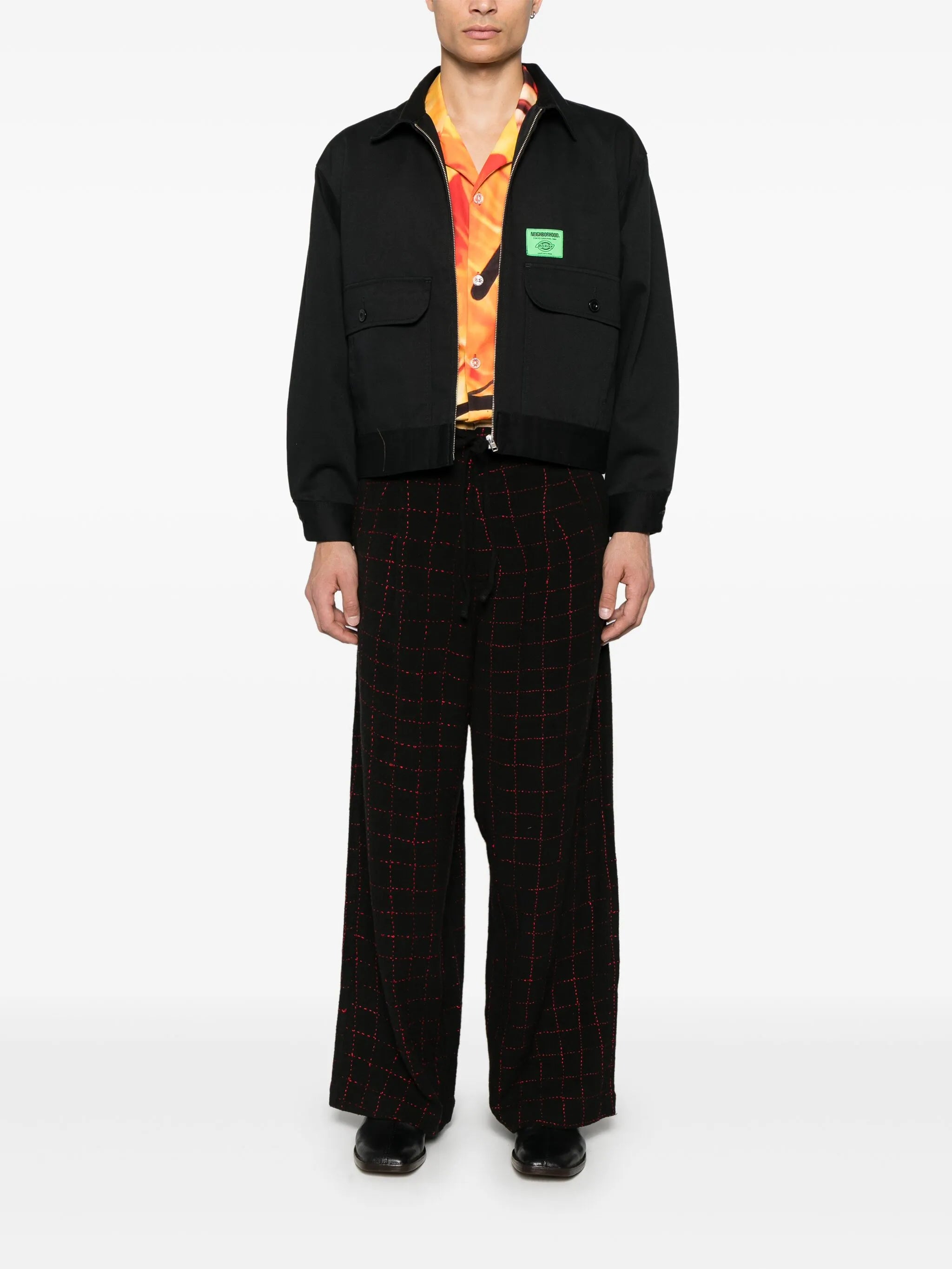 embroidered trousers