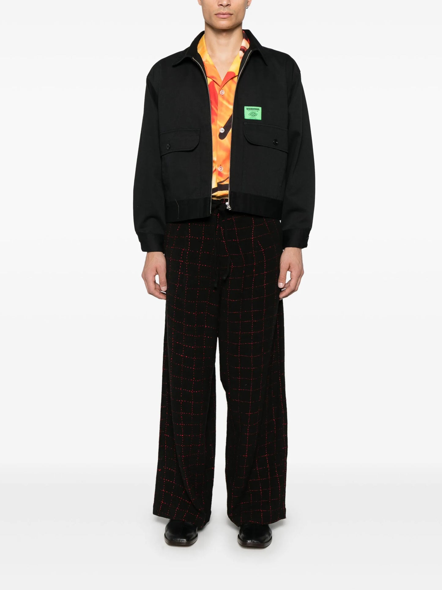 embroidered trousers
