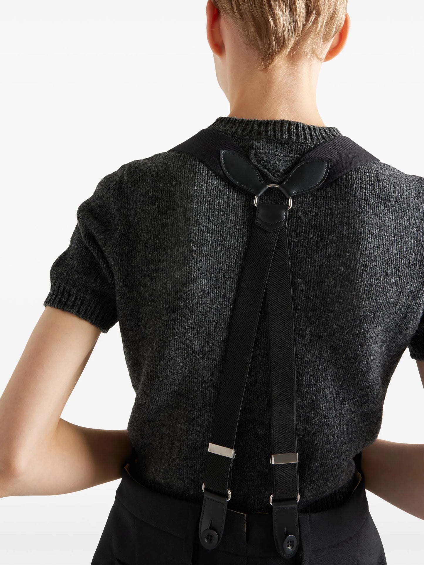 gabardine mini dress