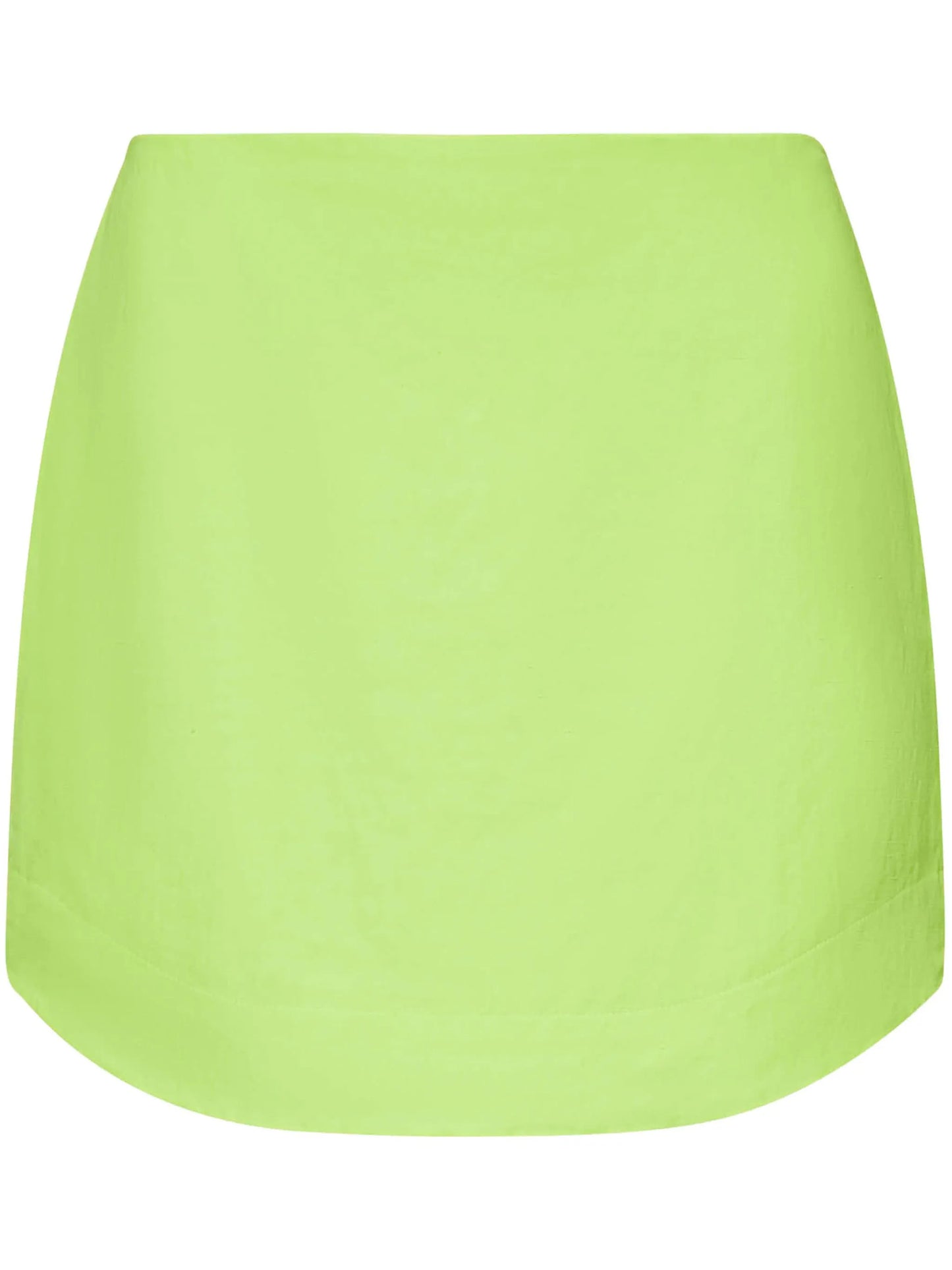 curved-hem mini skirt