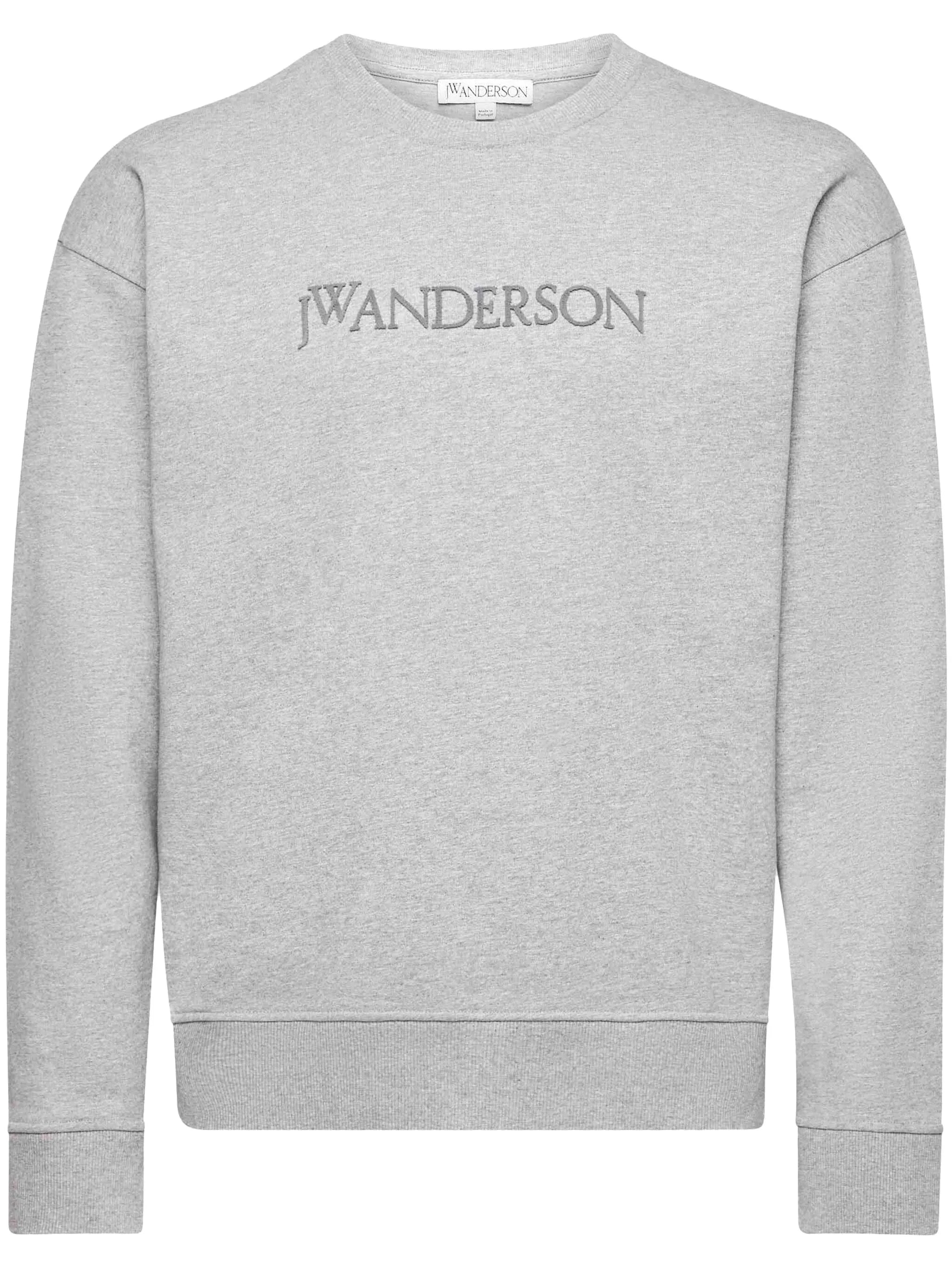 logo-embroidered sweatshirt