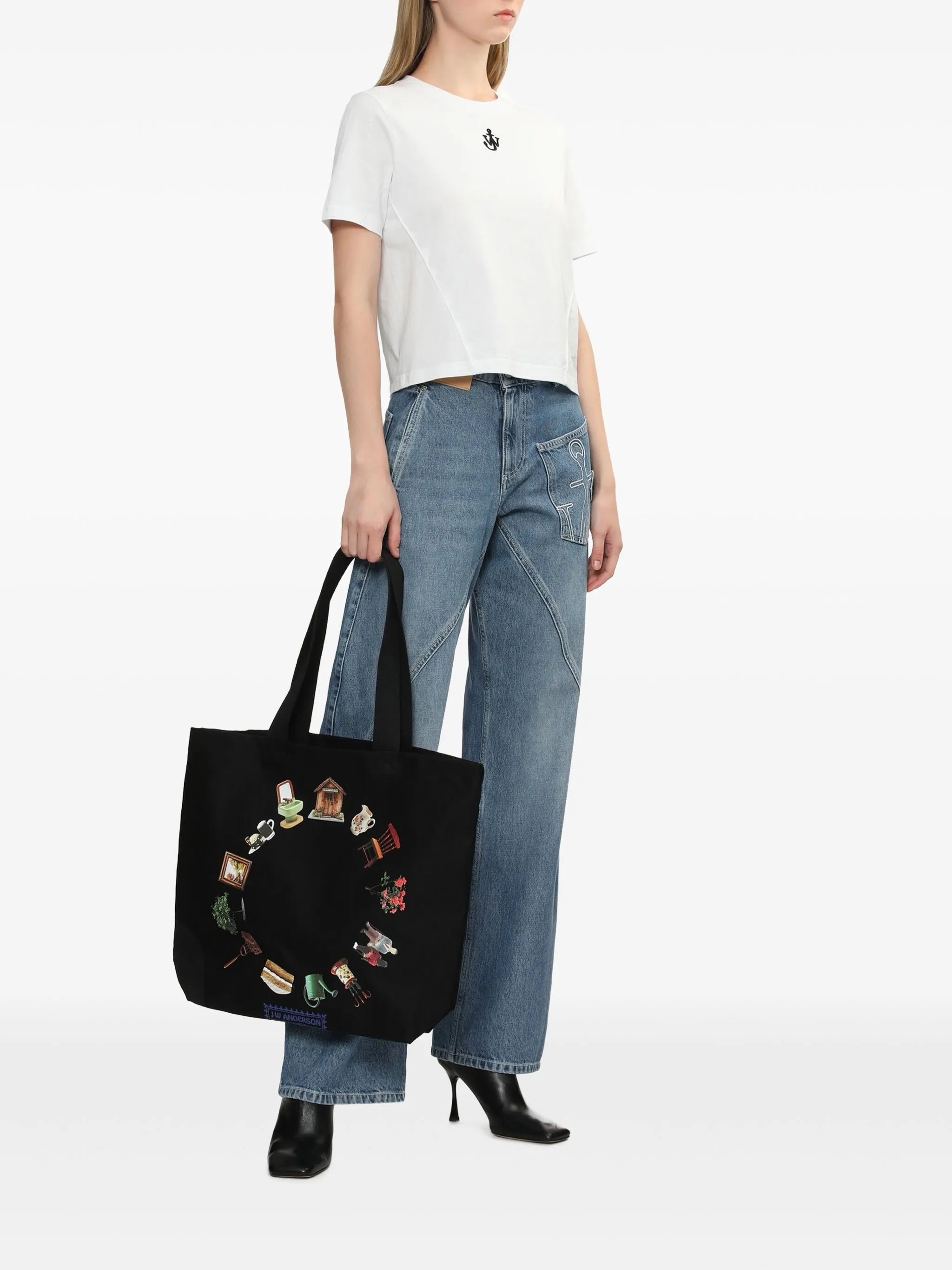 Workwear straight-leg jeans