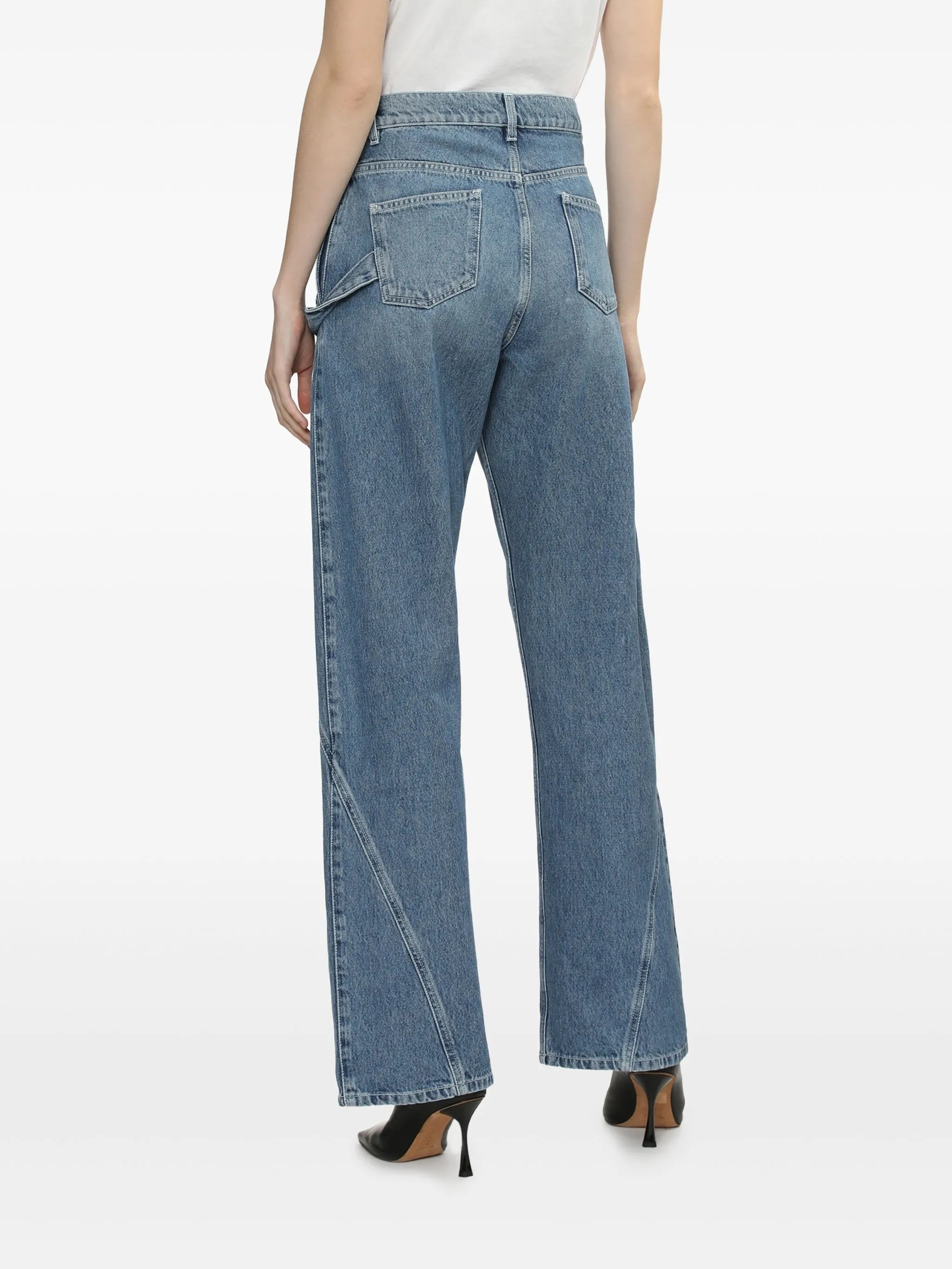 Workwear straight-leg jeans