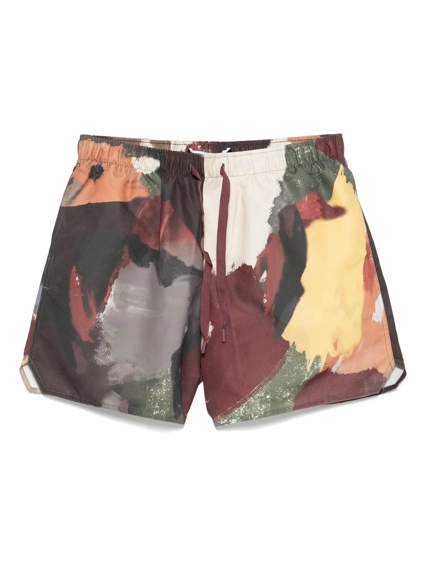 abstract-print swim shorts
