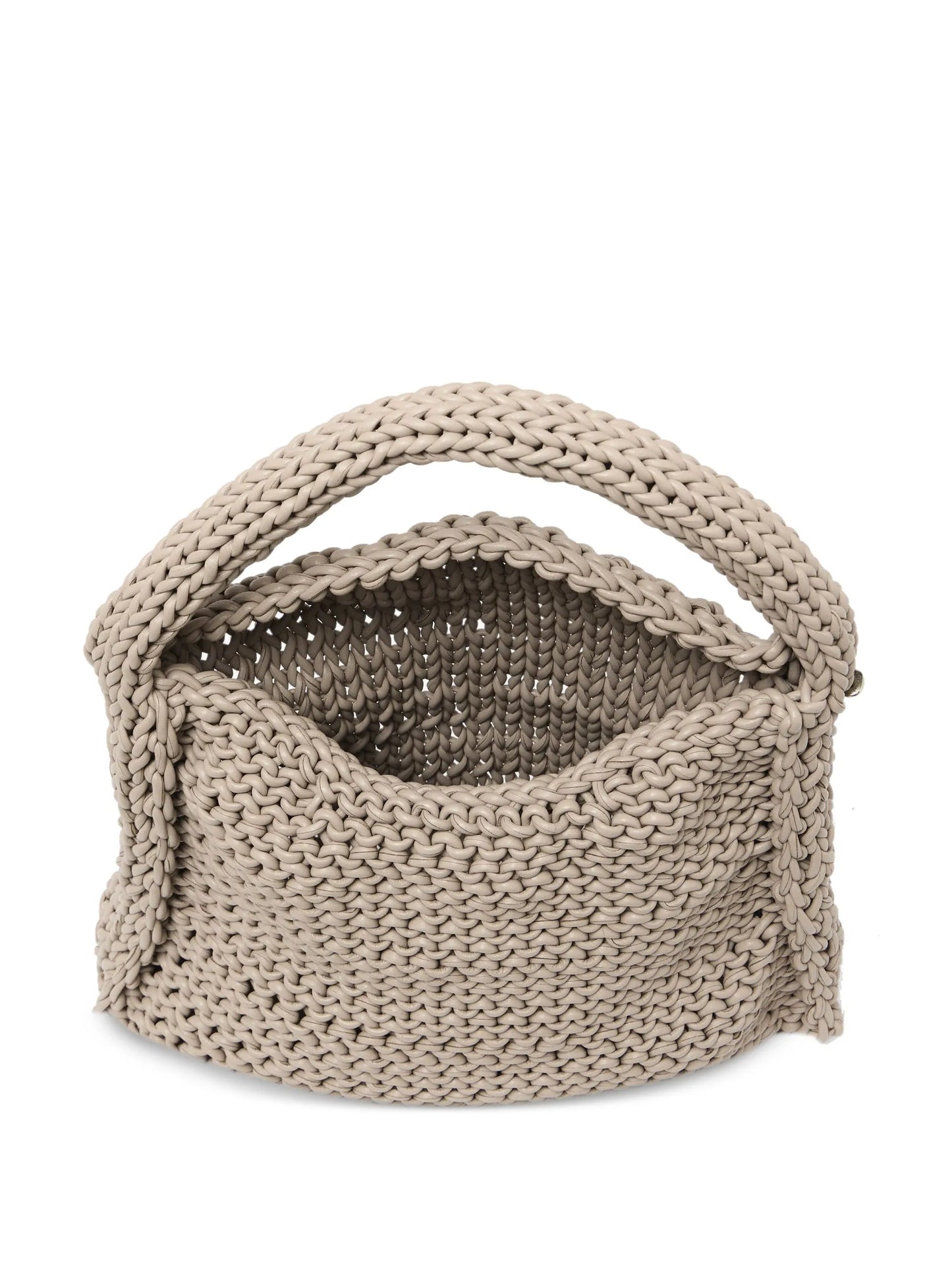 knitted shoulder bag