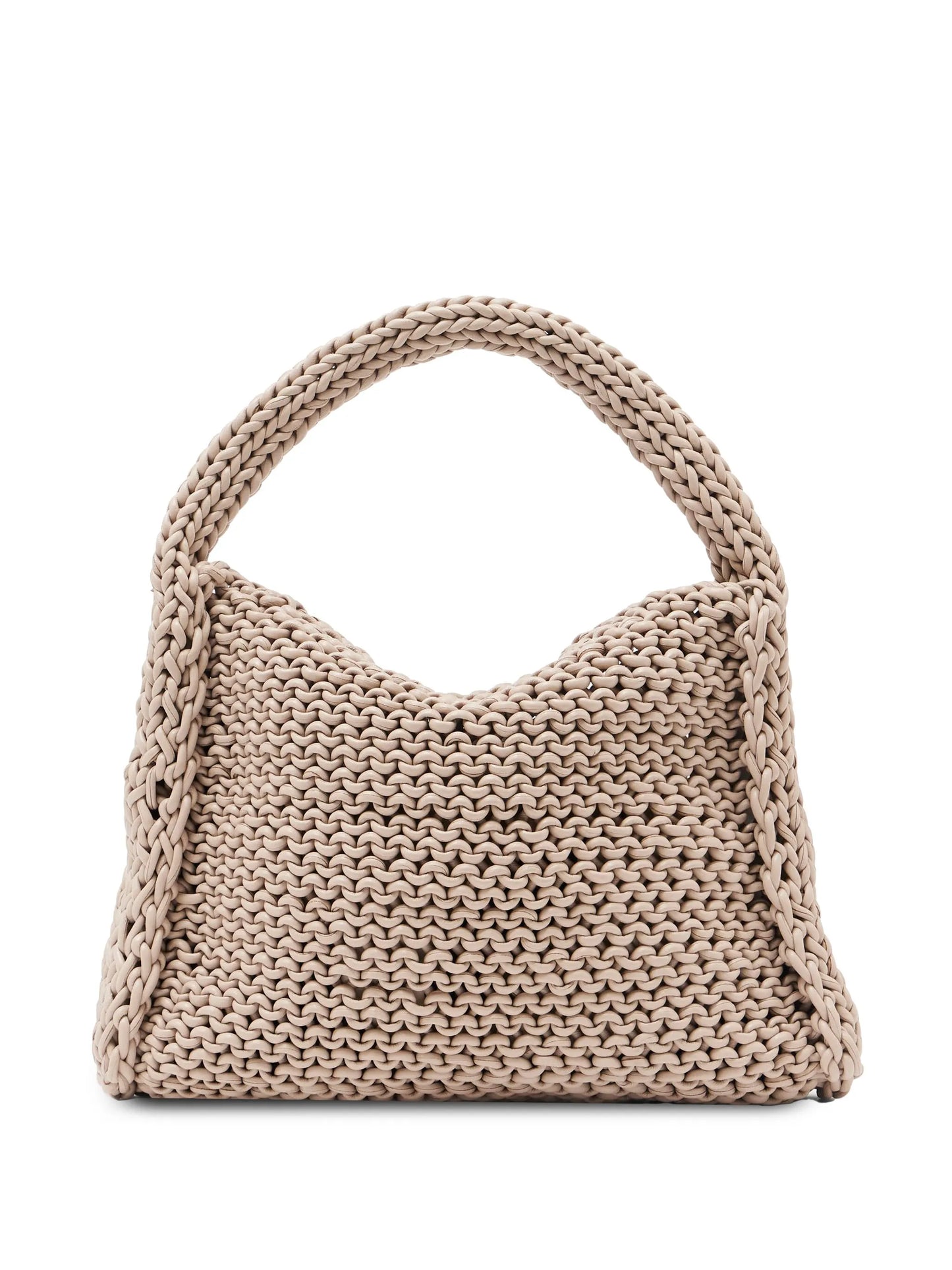 knitted shoulder bag
