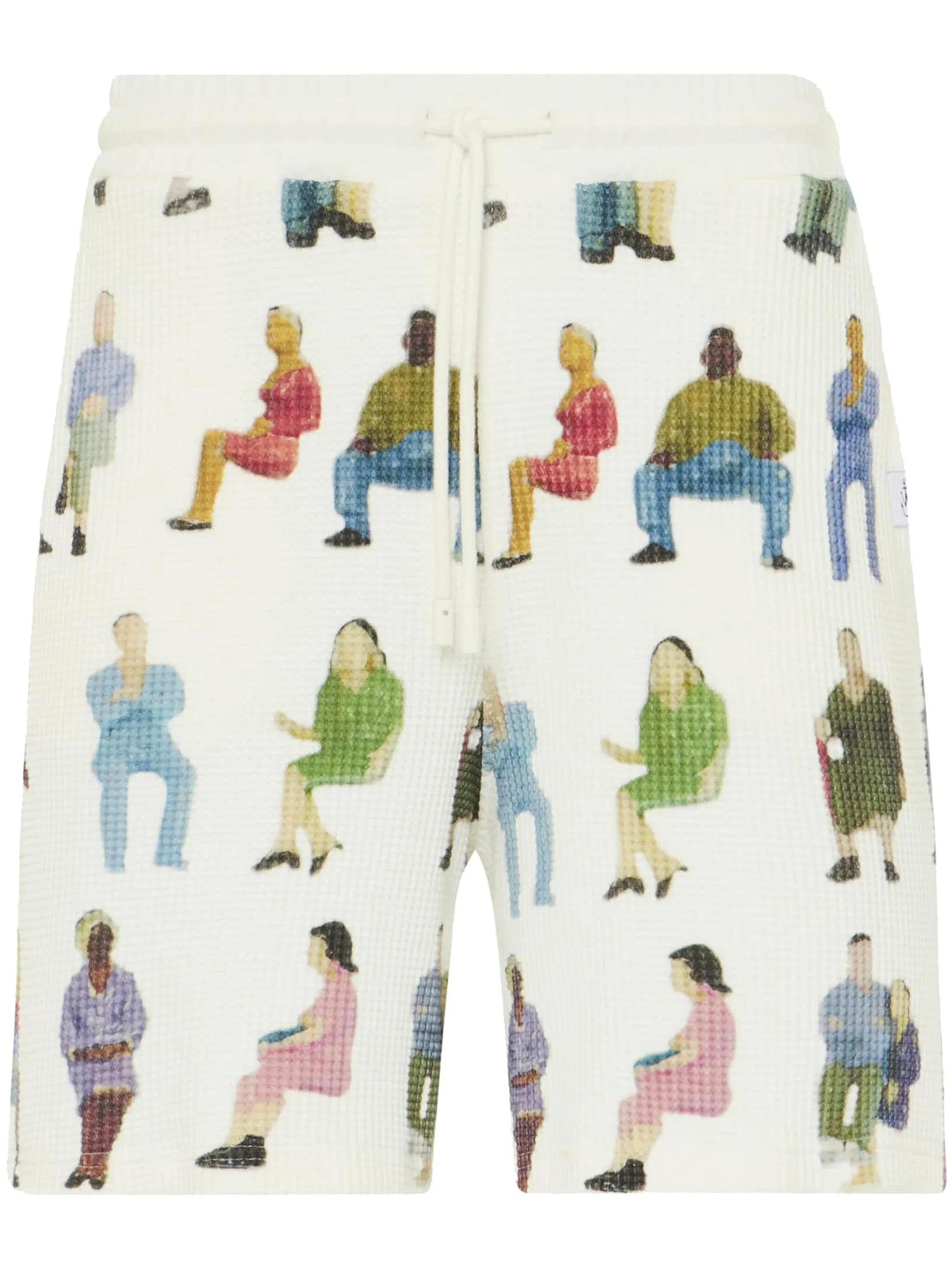 waffle-texture shorts