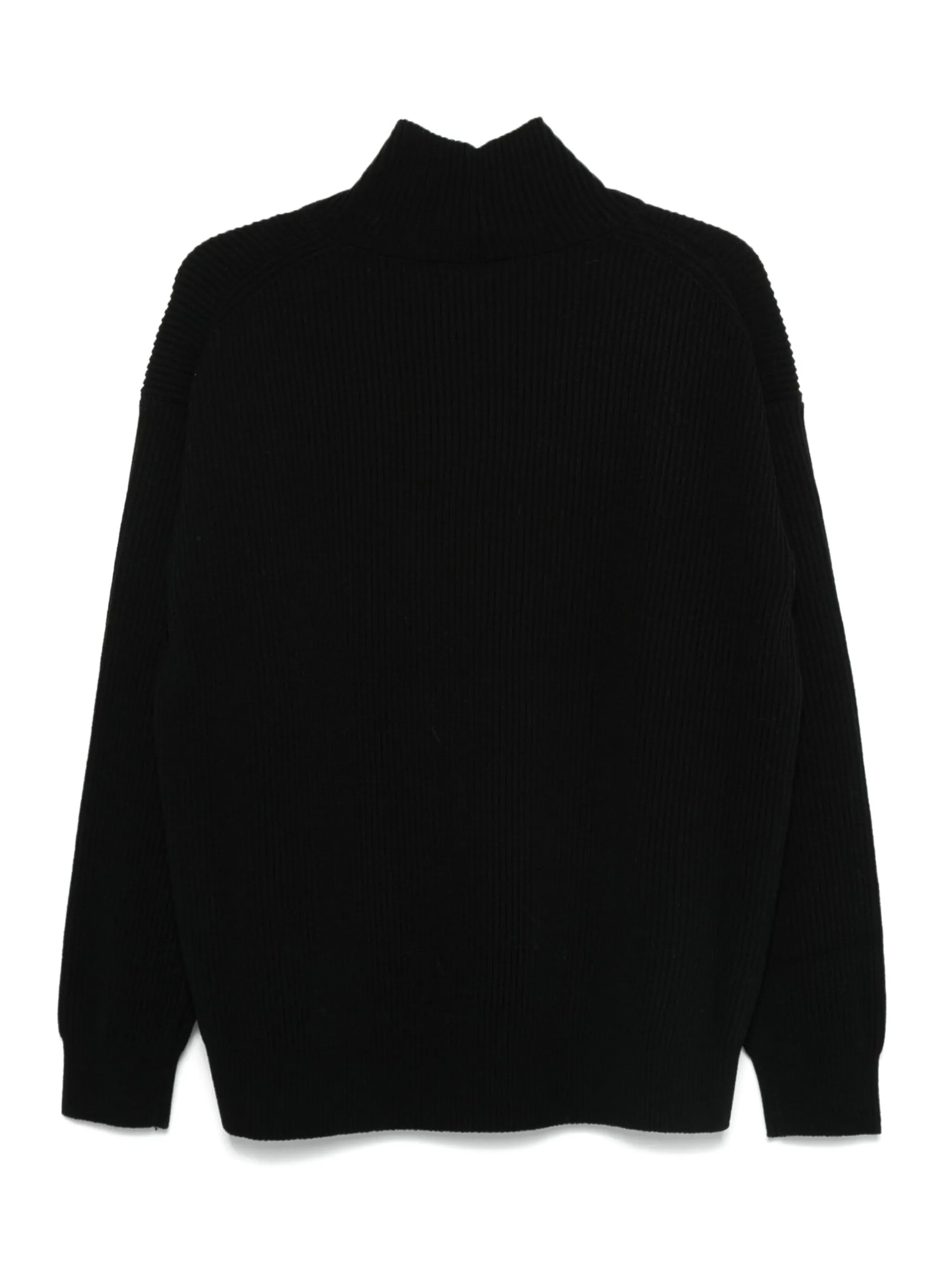 ribbed-knit wool sweater