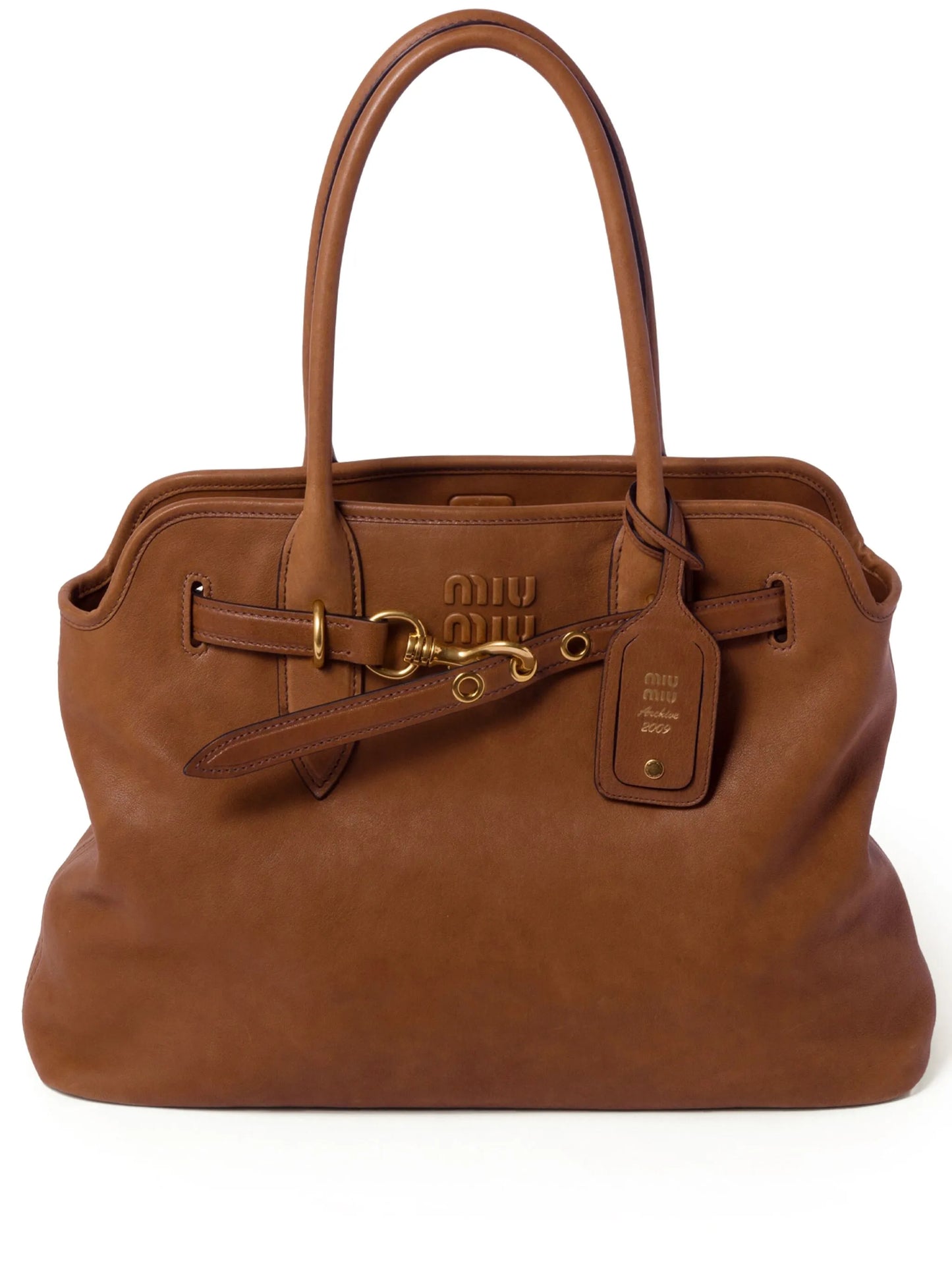medium Aventure leather tote bag