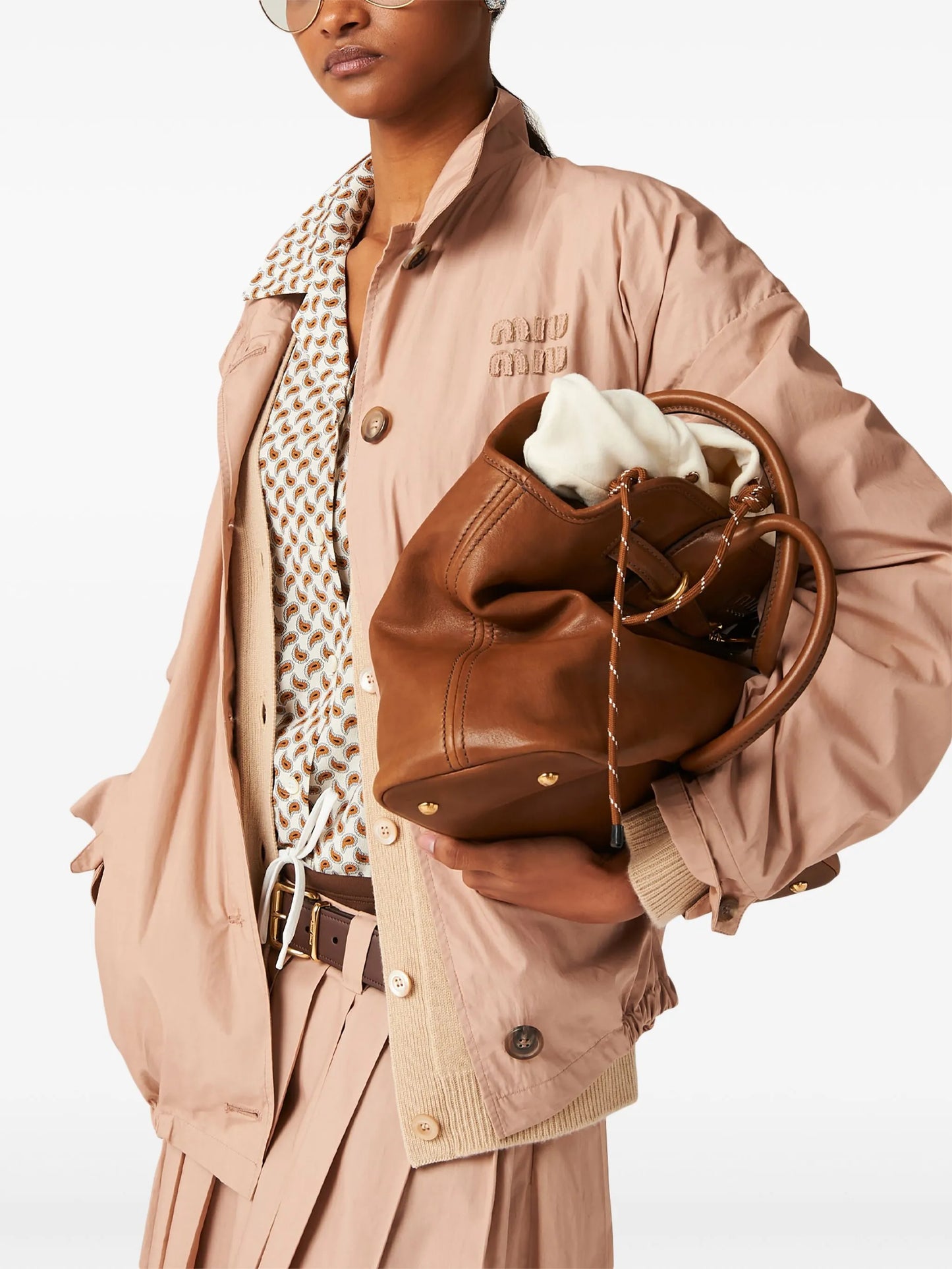 medium Aventure leather tote bag