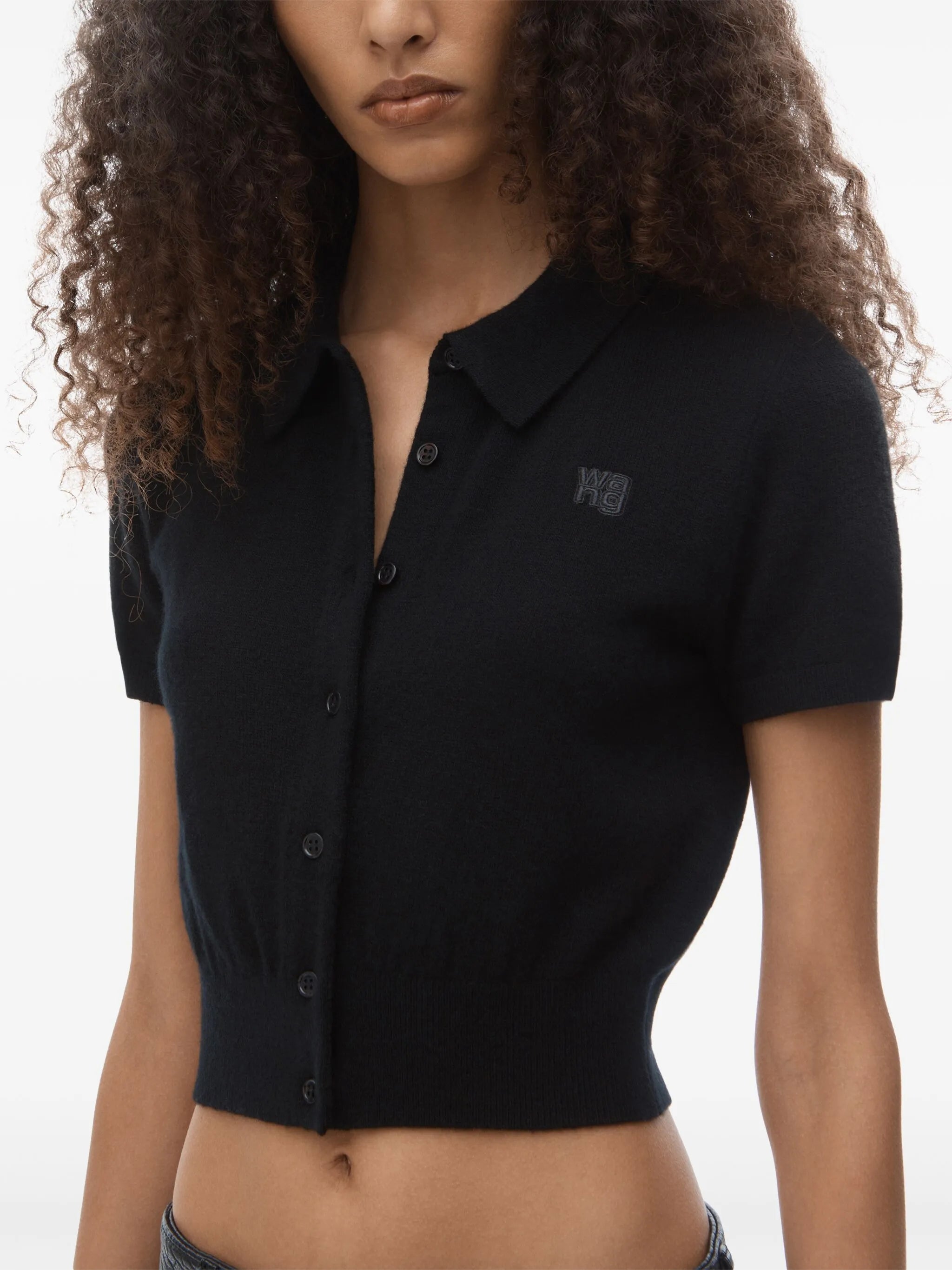 logo-embroidered polo shirt