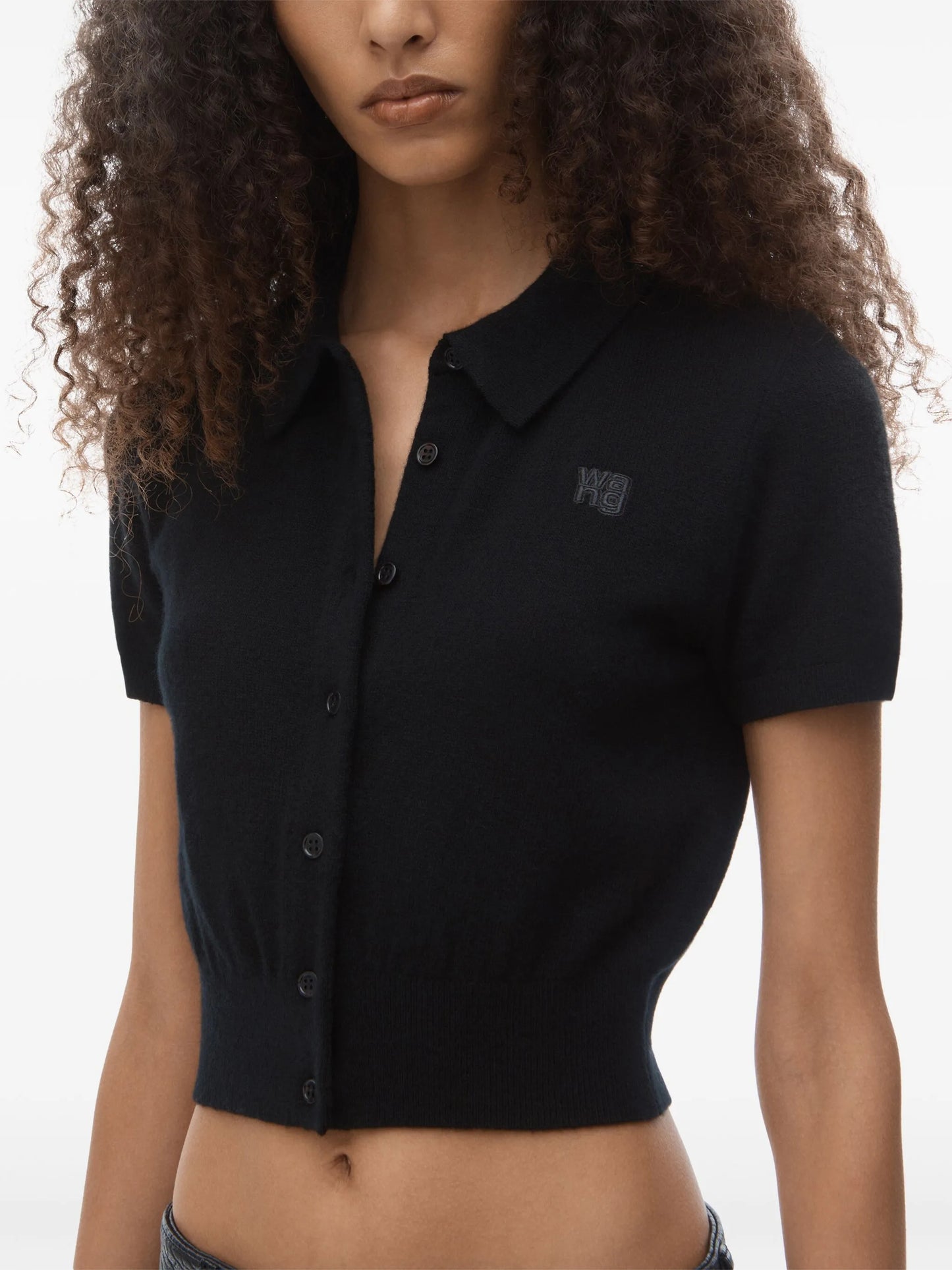 logo-embroidered polo shirt
