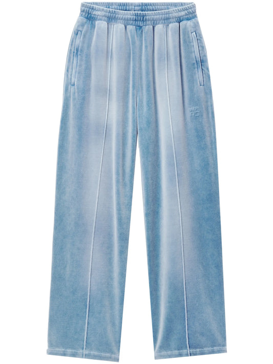 velvet track pants