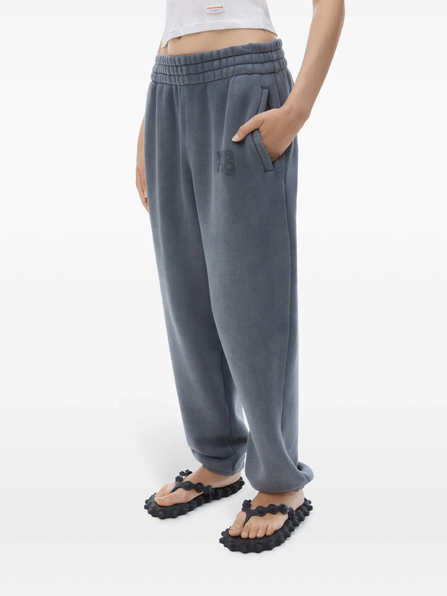 Terry track pants
