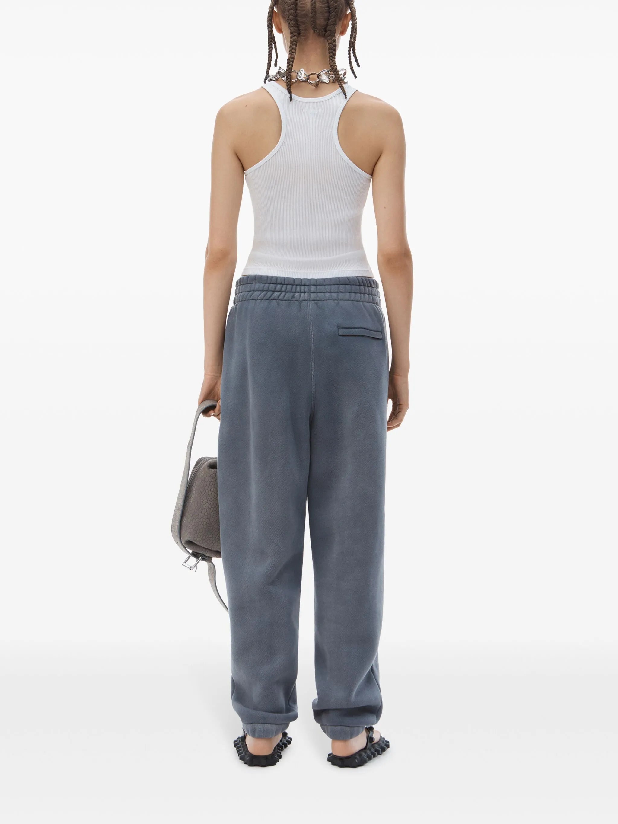 Terry track pants