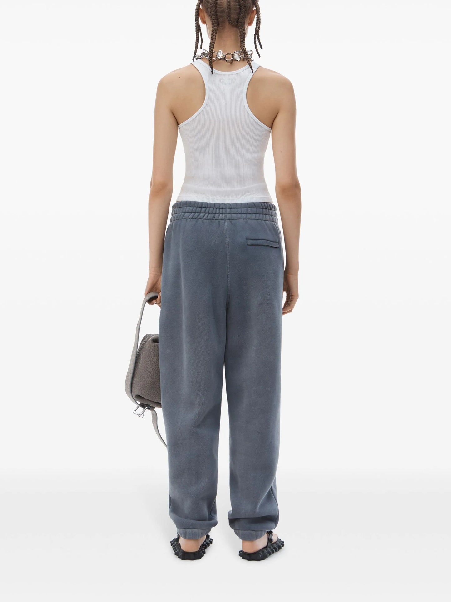 Terry track pants