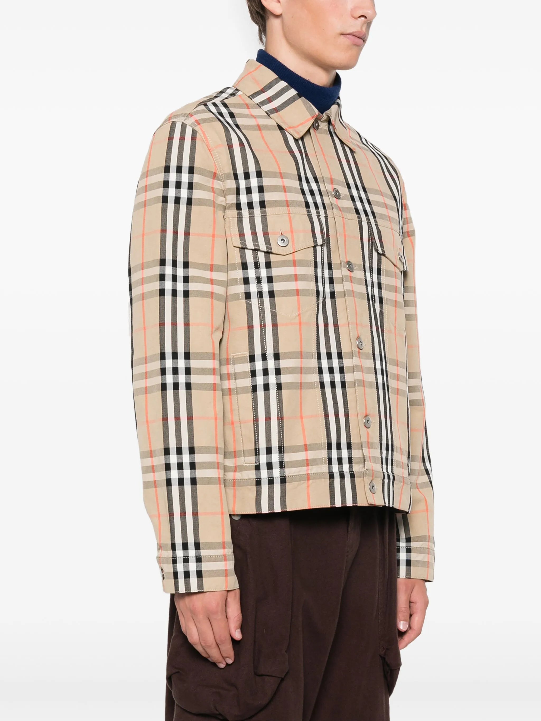 checked jacket