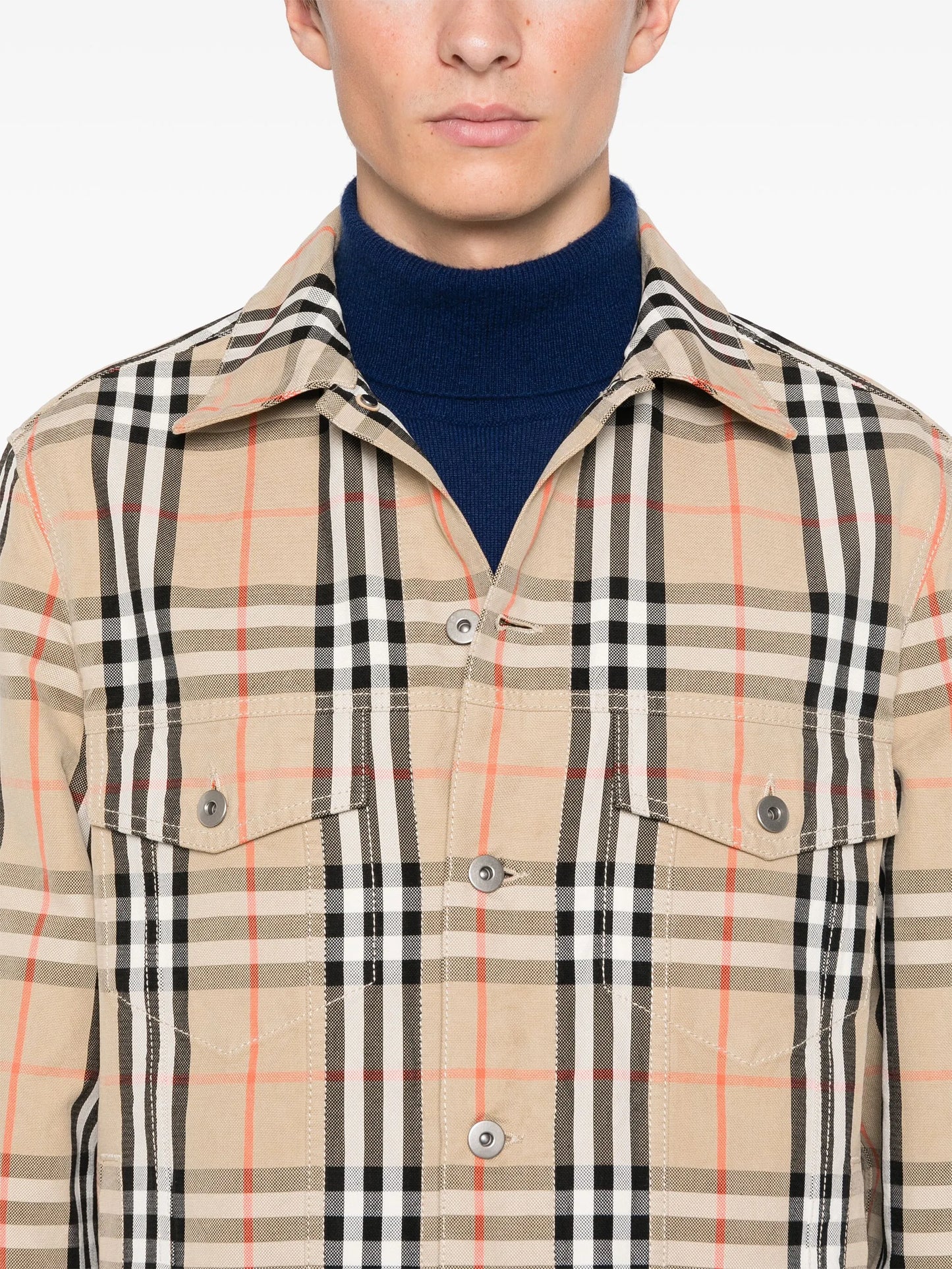 checked jacket