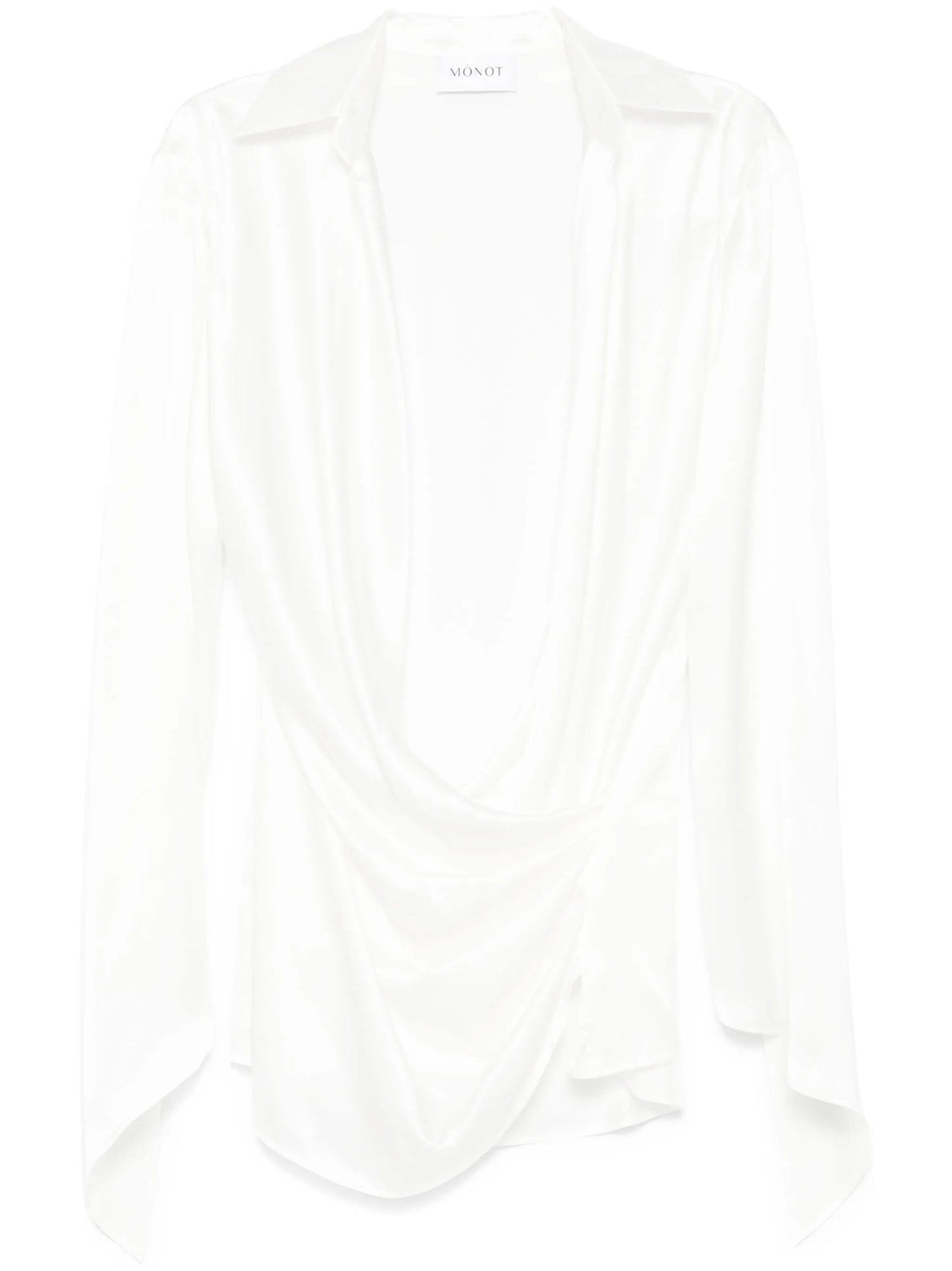 satin wrap mini dress