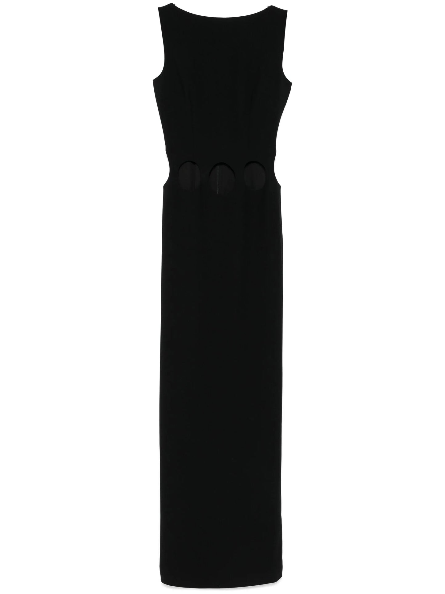 hole-detail maxi dress