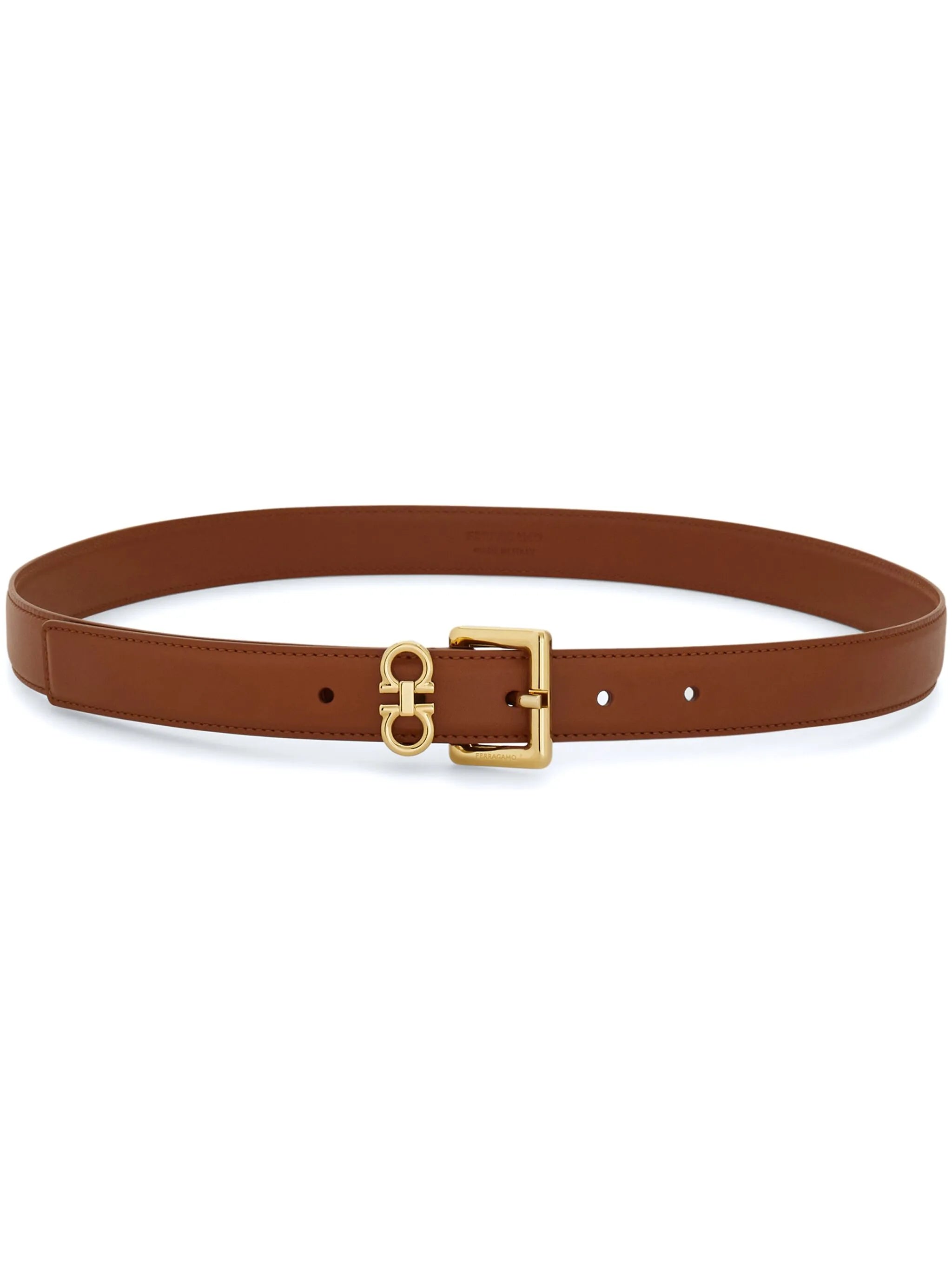 double Gancini fixed belt