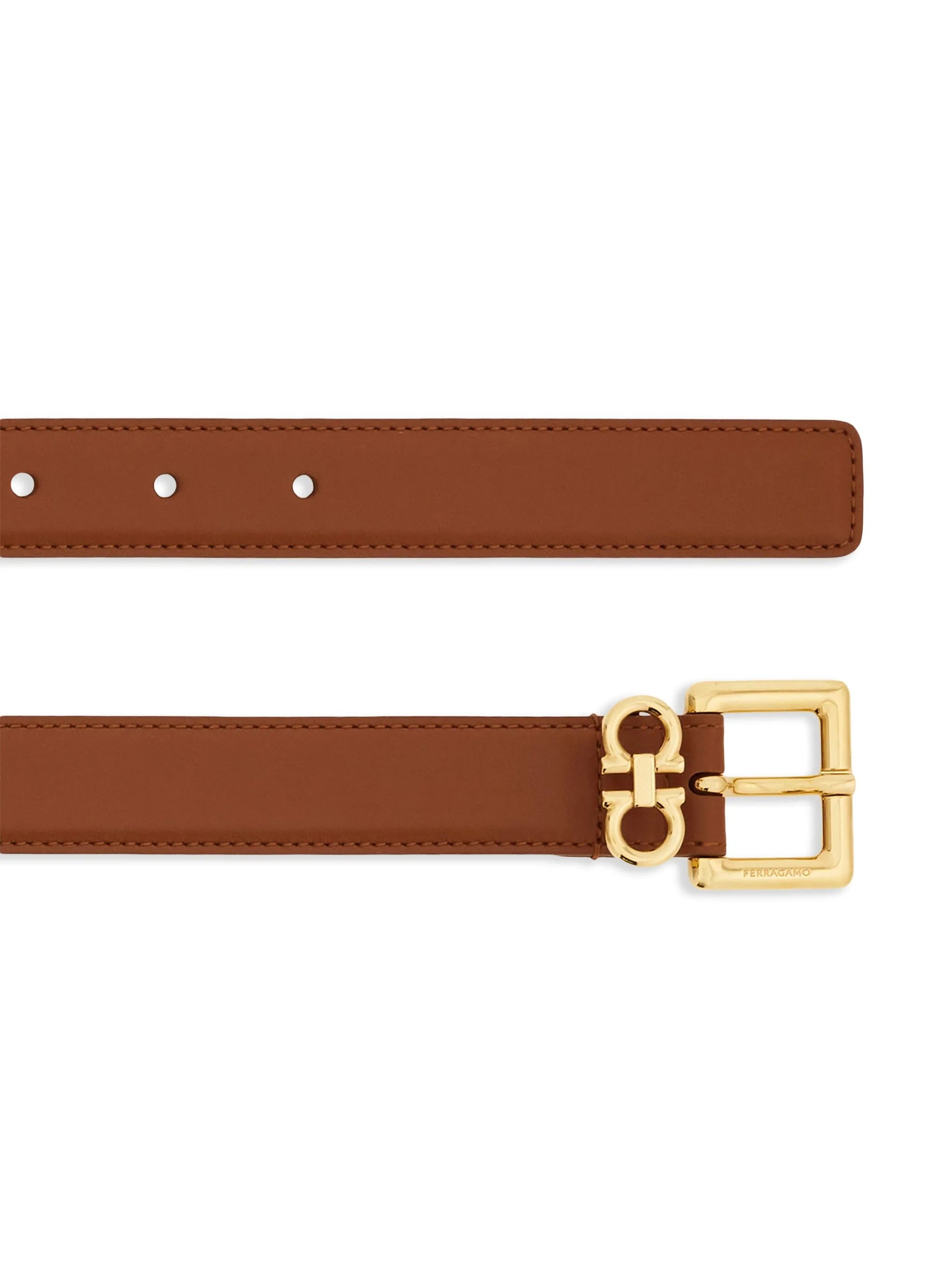 double Gancini fixed belt