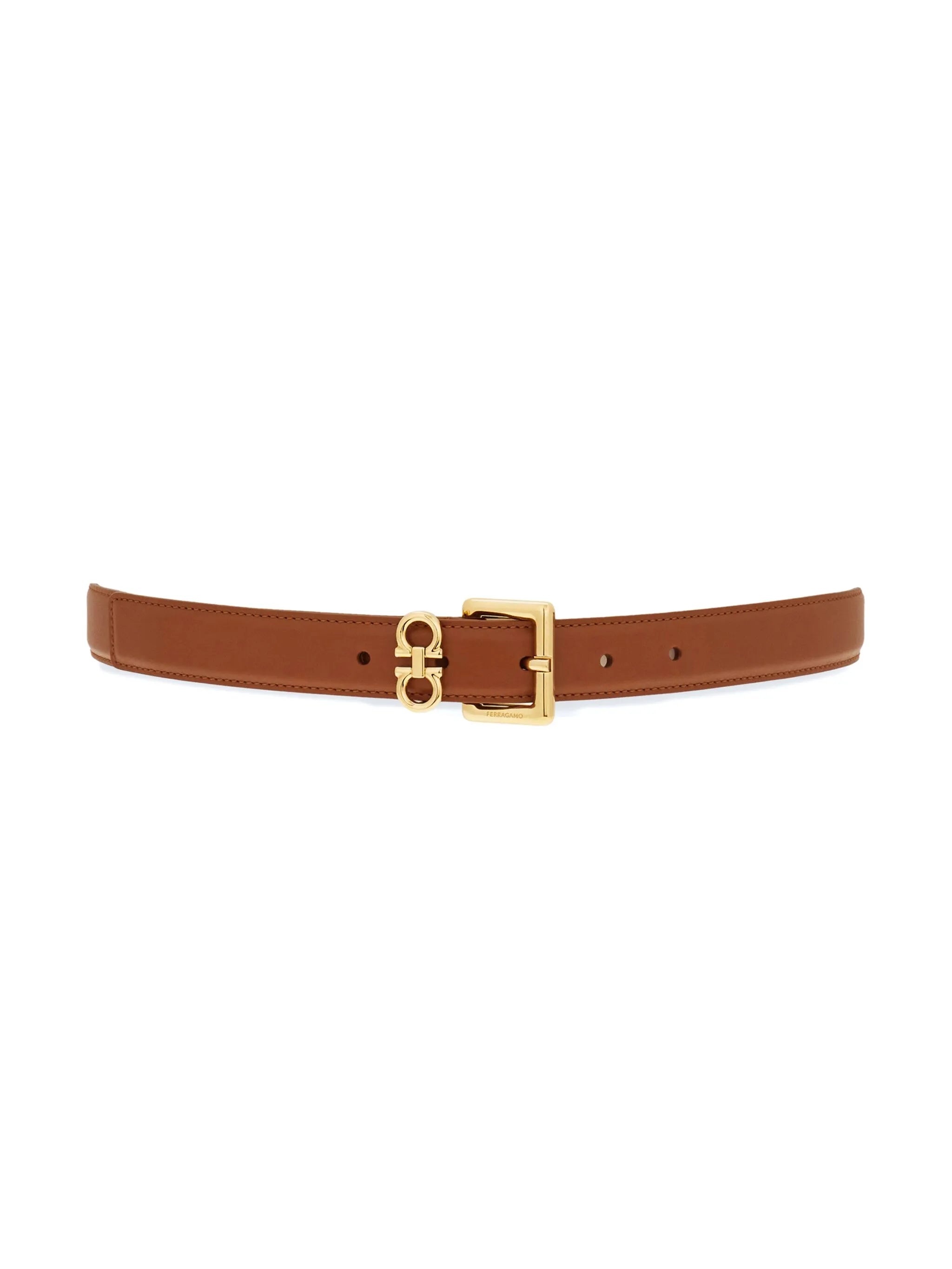 double Gancini fixed belt