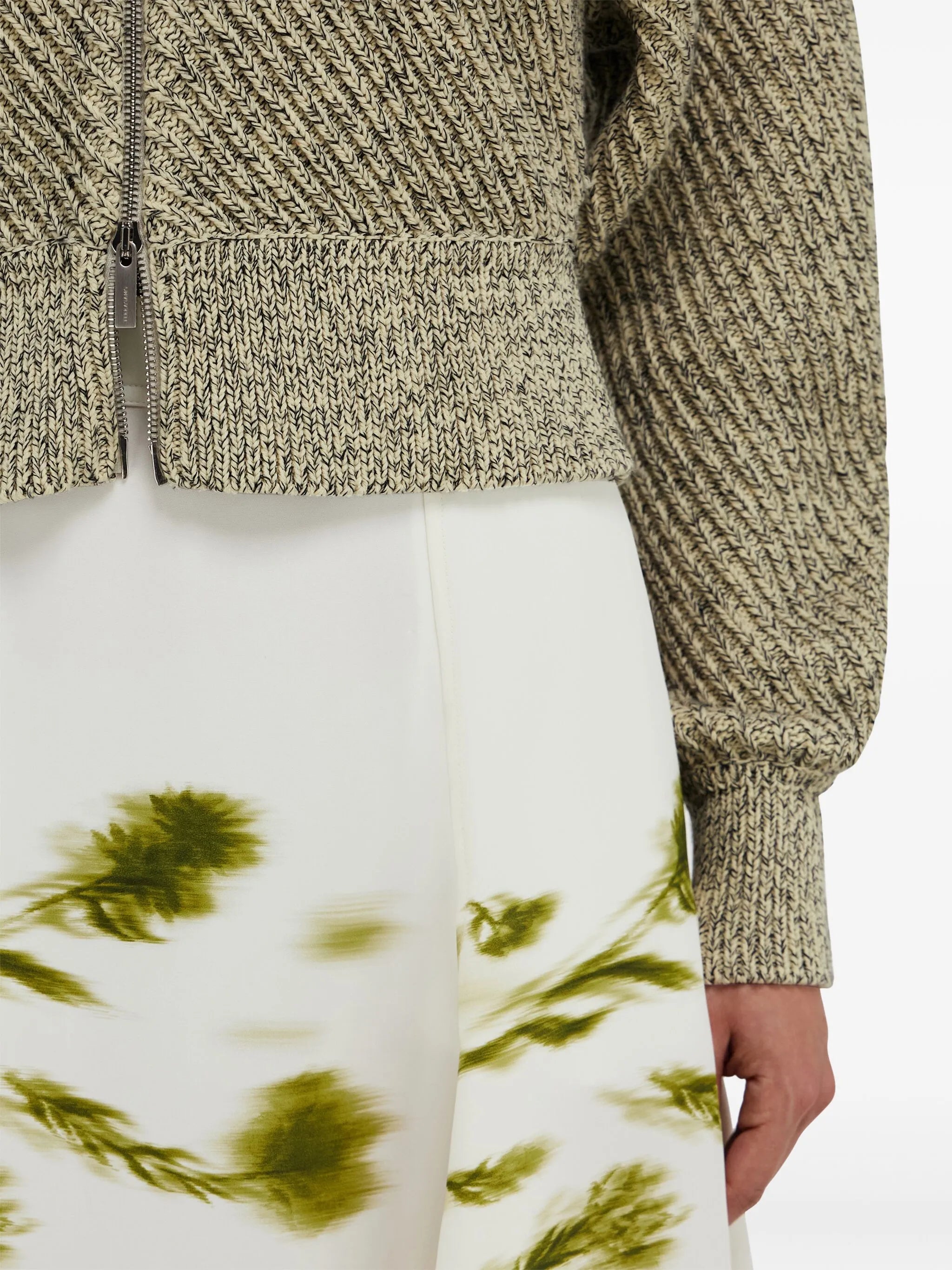 knitted bomber jacket